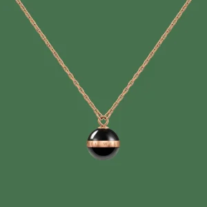 Daniel Wellington Halsband<Aspiration Necklace Rose Gold/Black