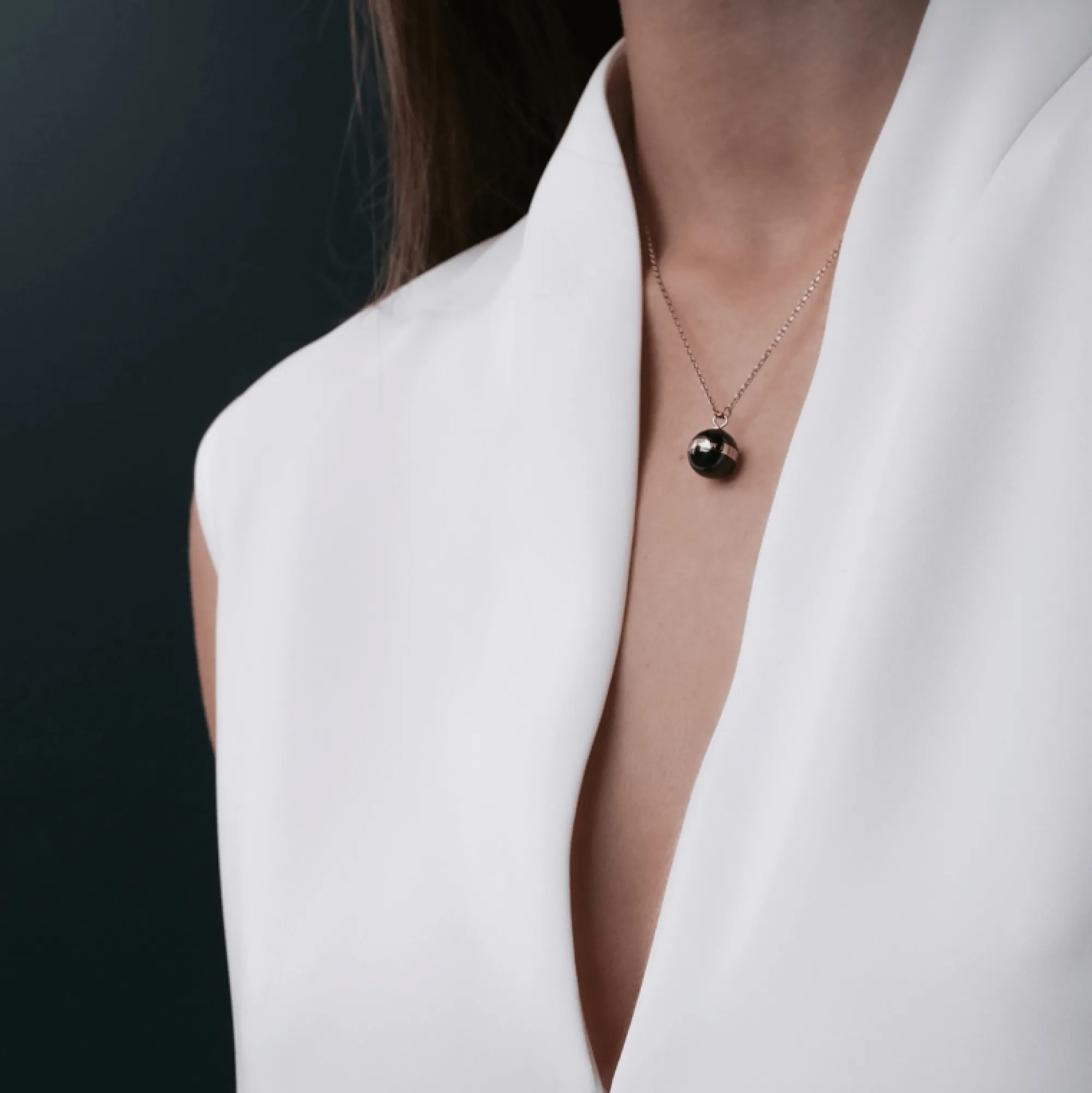 Daniel Wellington Halsband<Aspiration Necklace Rose Gold/Black