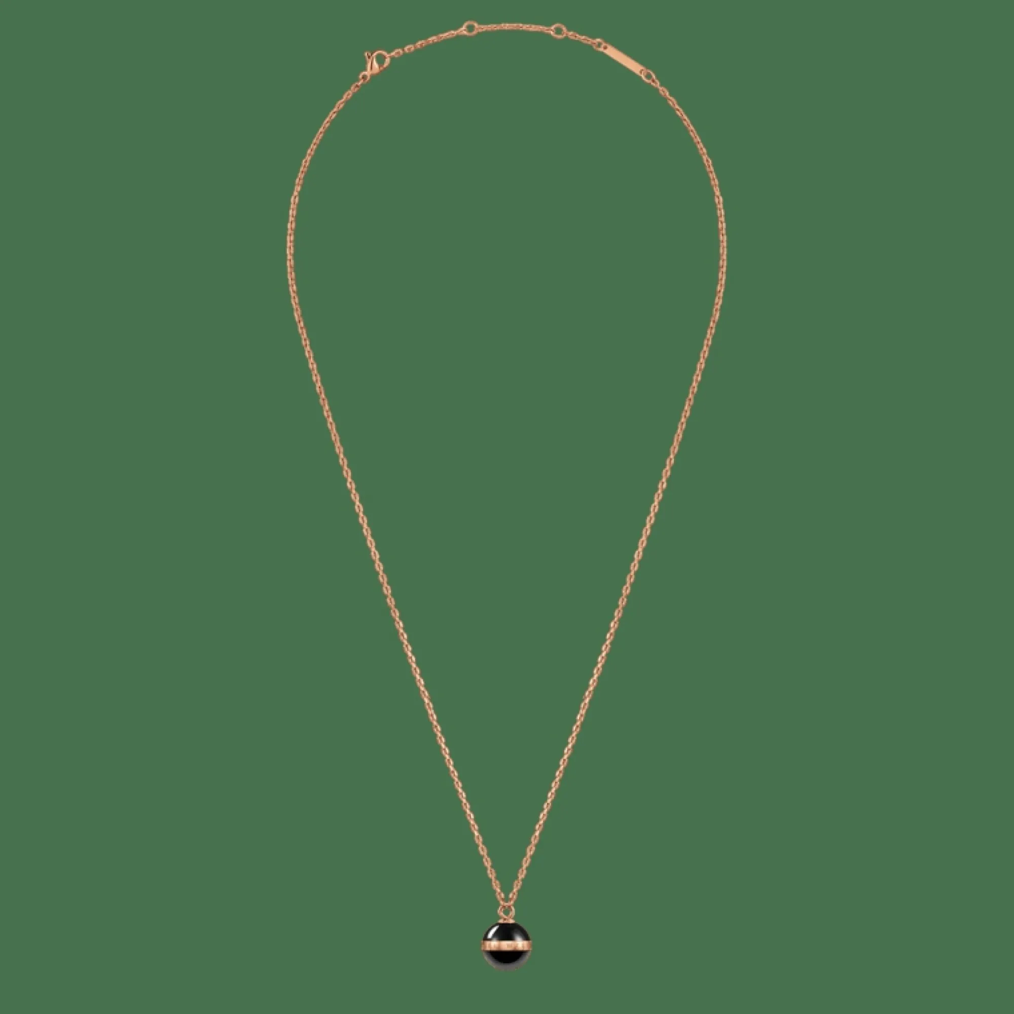 Daniel Wellington Halsband<Aspiration Necklace Rose Gold/Black