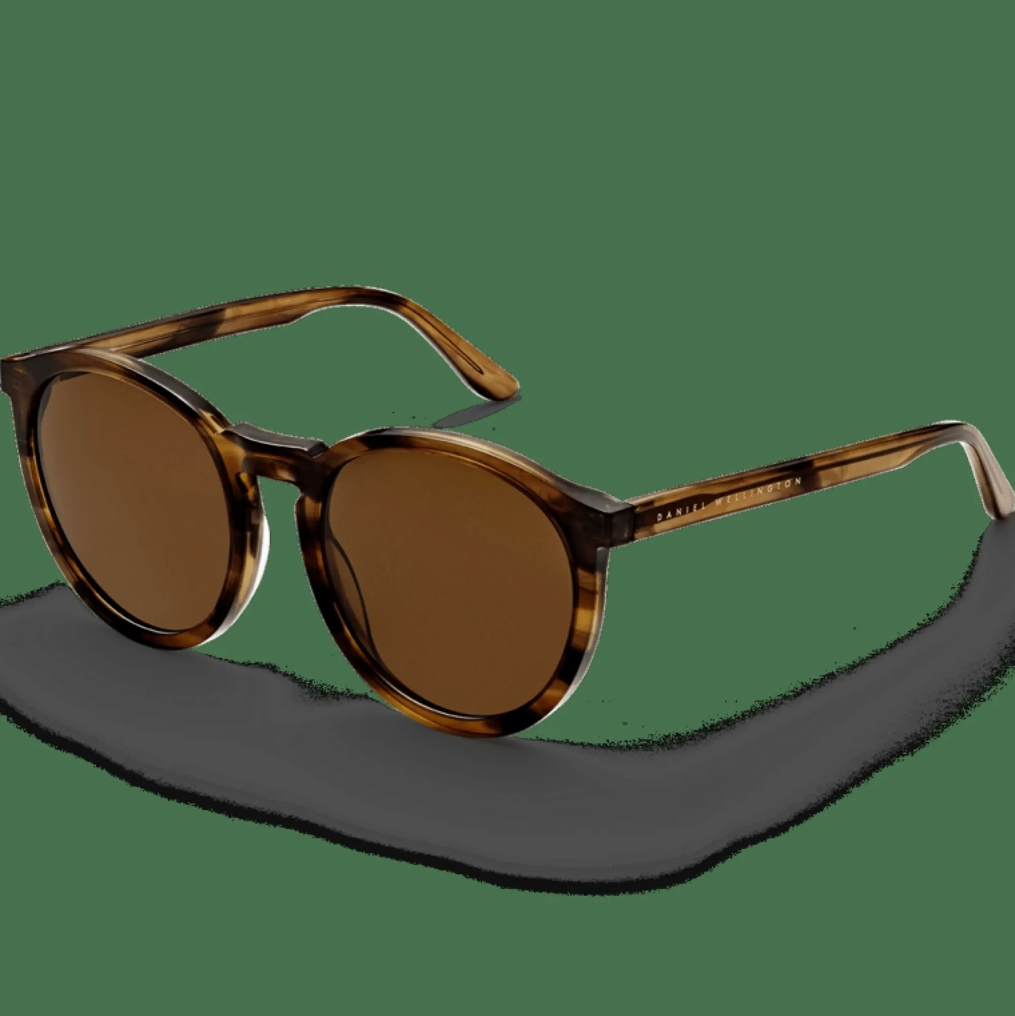 Daniel Wellington Solglasögon<Bio-Acetate Arch Brown Demi