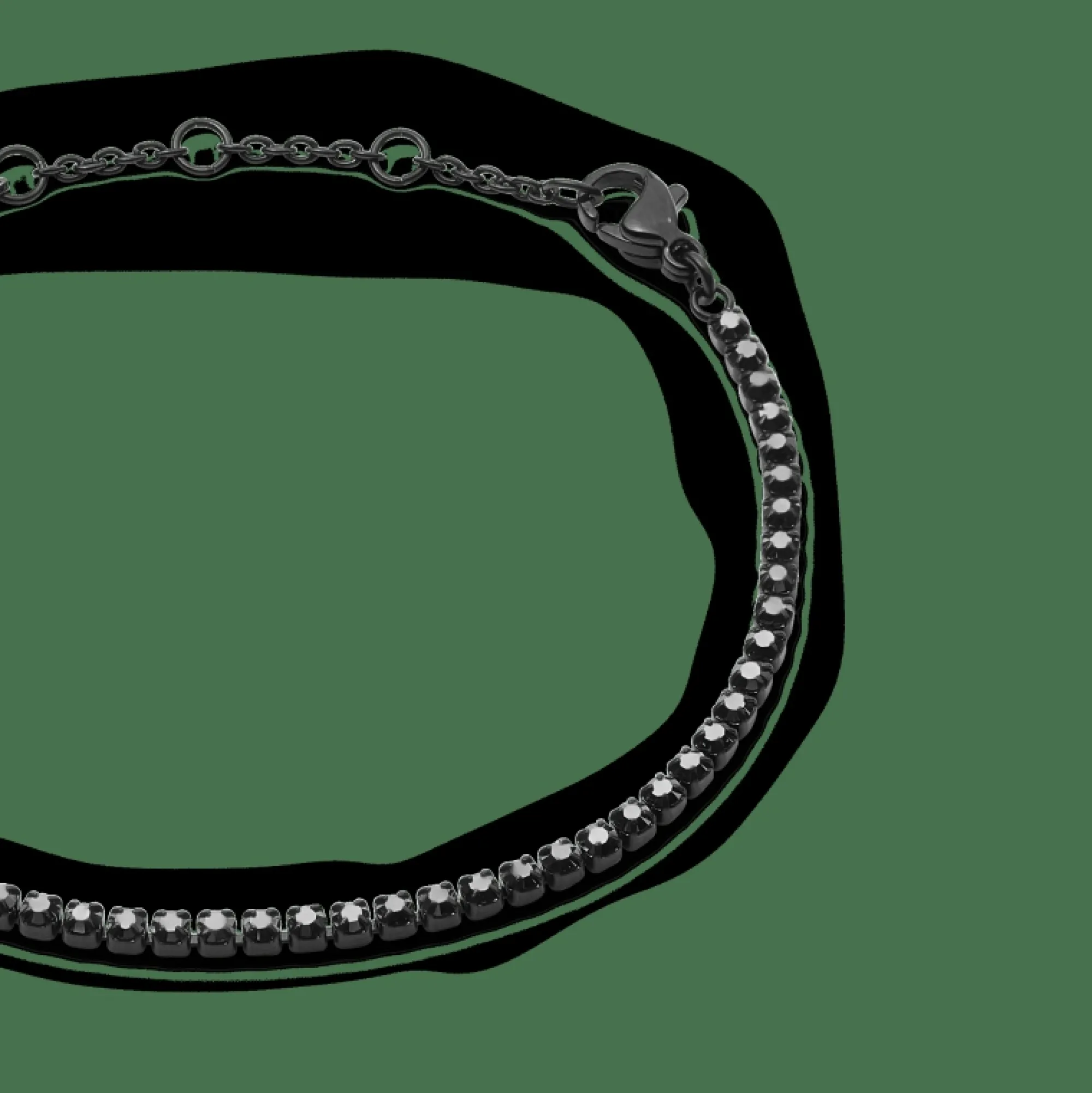 Daniel Wellington Armband<Crystal Tennis Bracelet Black