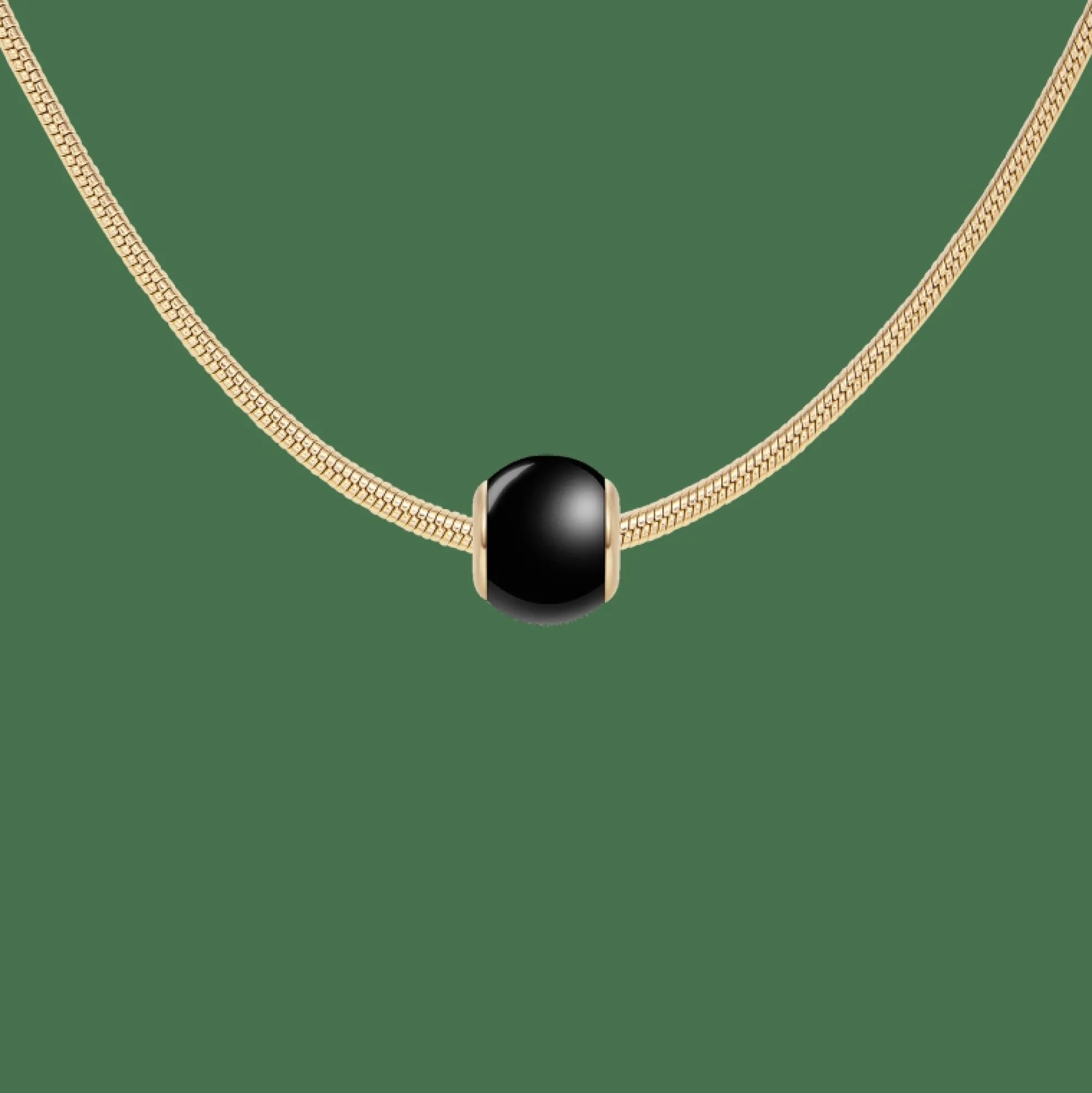 Daniel Wellington Berlocker<Black Orb Charm G Gold