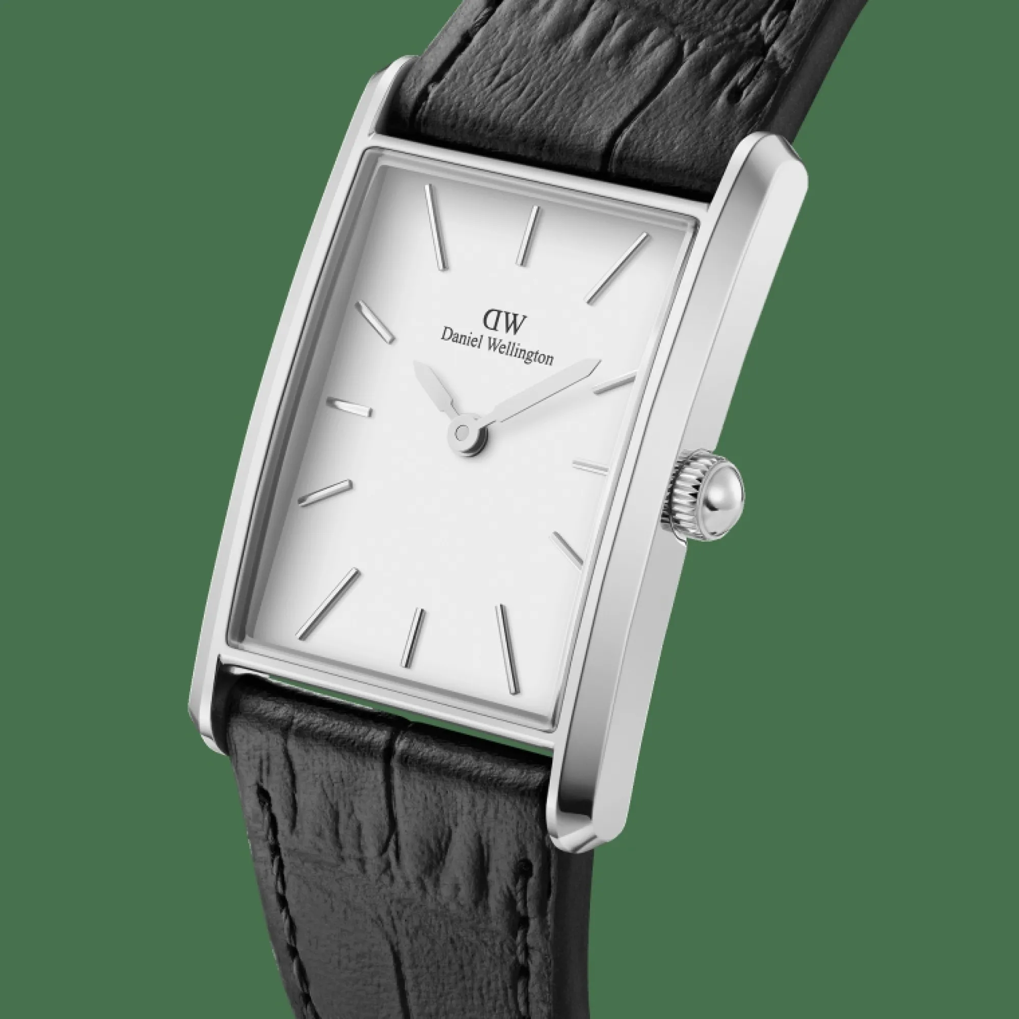 Daniel Wellington Herrklockor | Damklockor<Bound Black Crocodile Silver