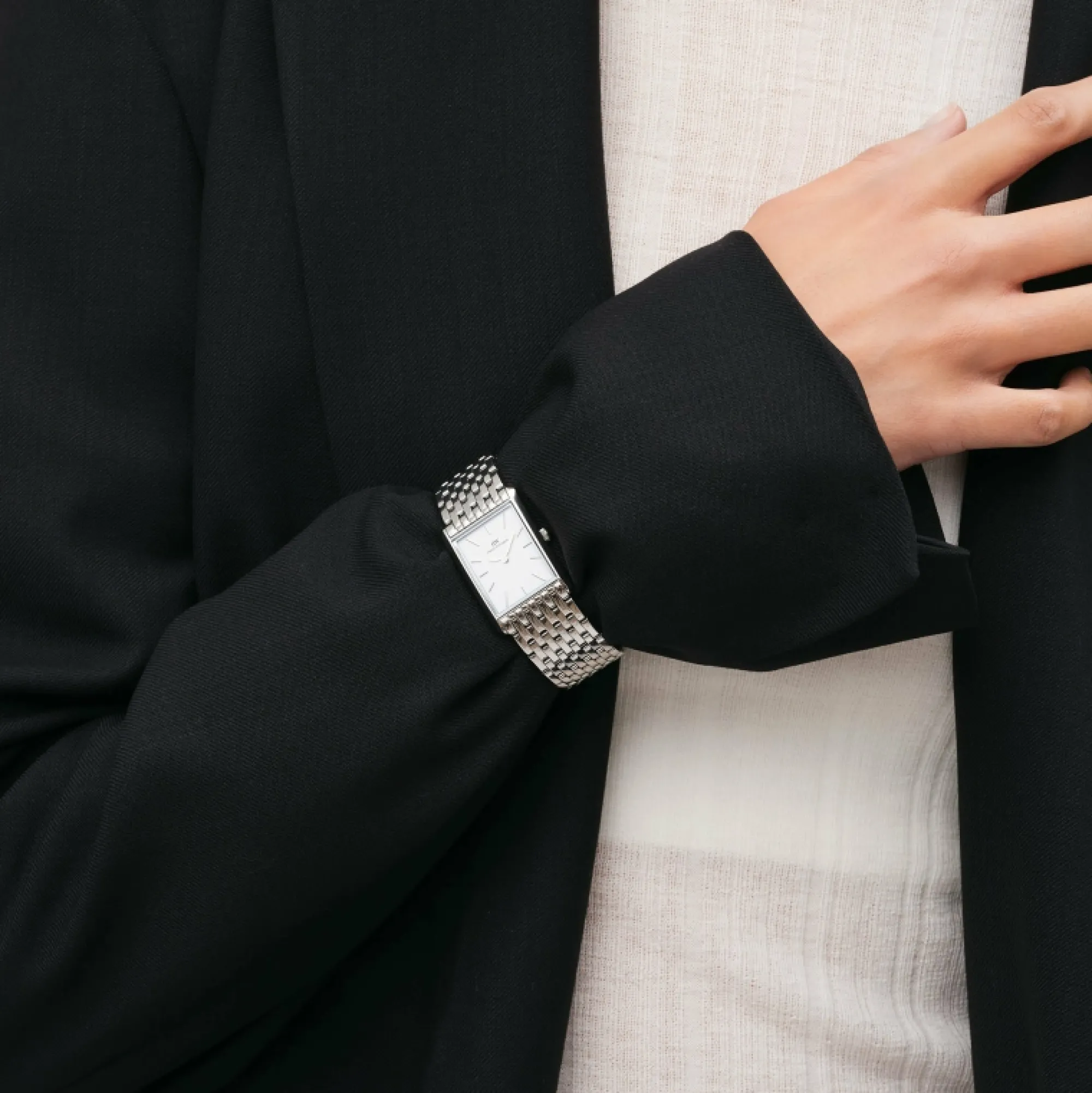 Daniel Wellington Damklockor<Bound 9-Link Silver