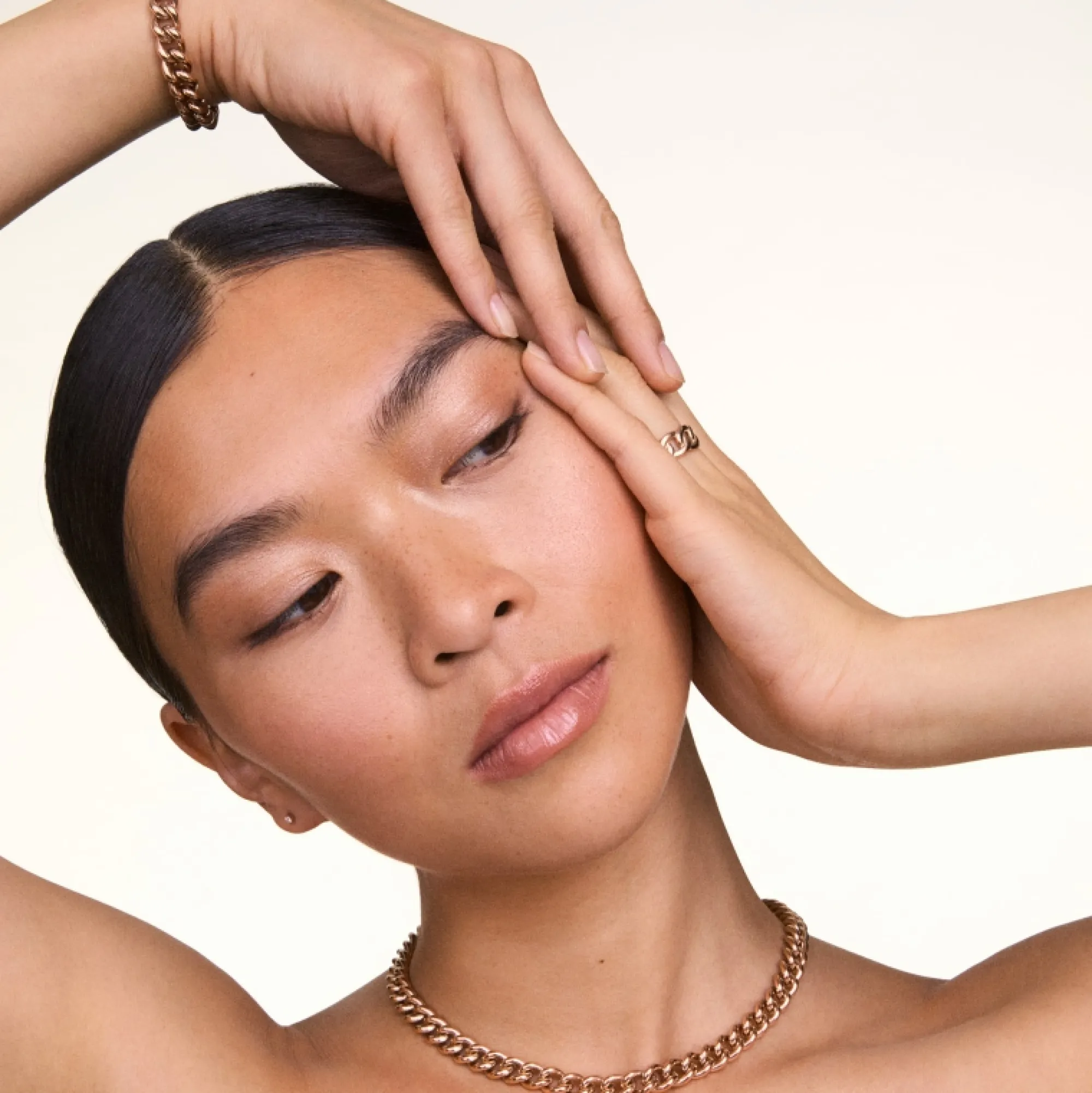 Daniel Wellington Halsband<Chunky Chain Necklace Rose Gold