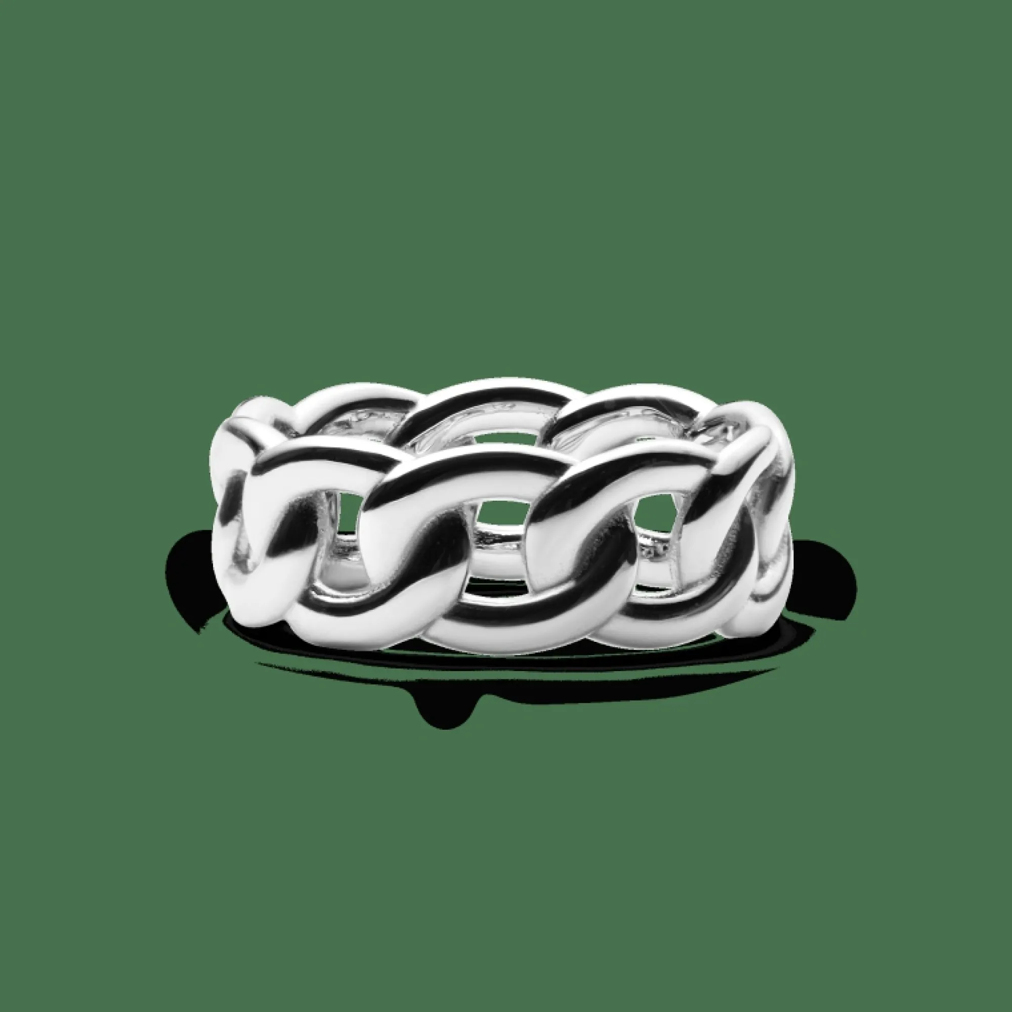 Daniel Wellington Ringar<Chunky Chain Ring Silver