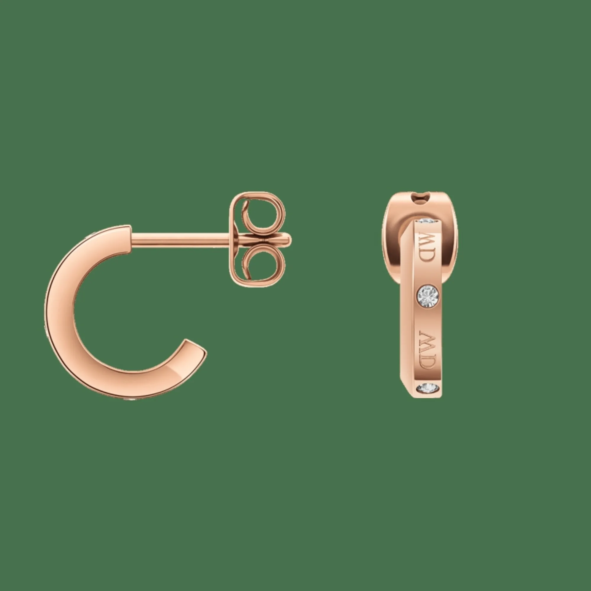 Daniel Wellington Örhängen<Classic Lumine Rose Gold