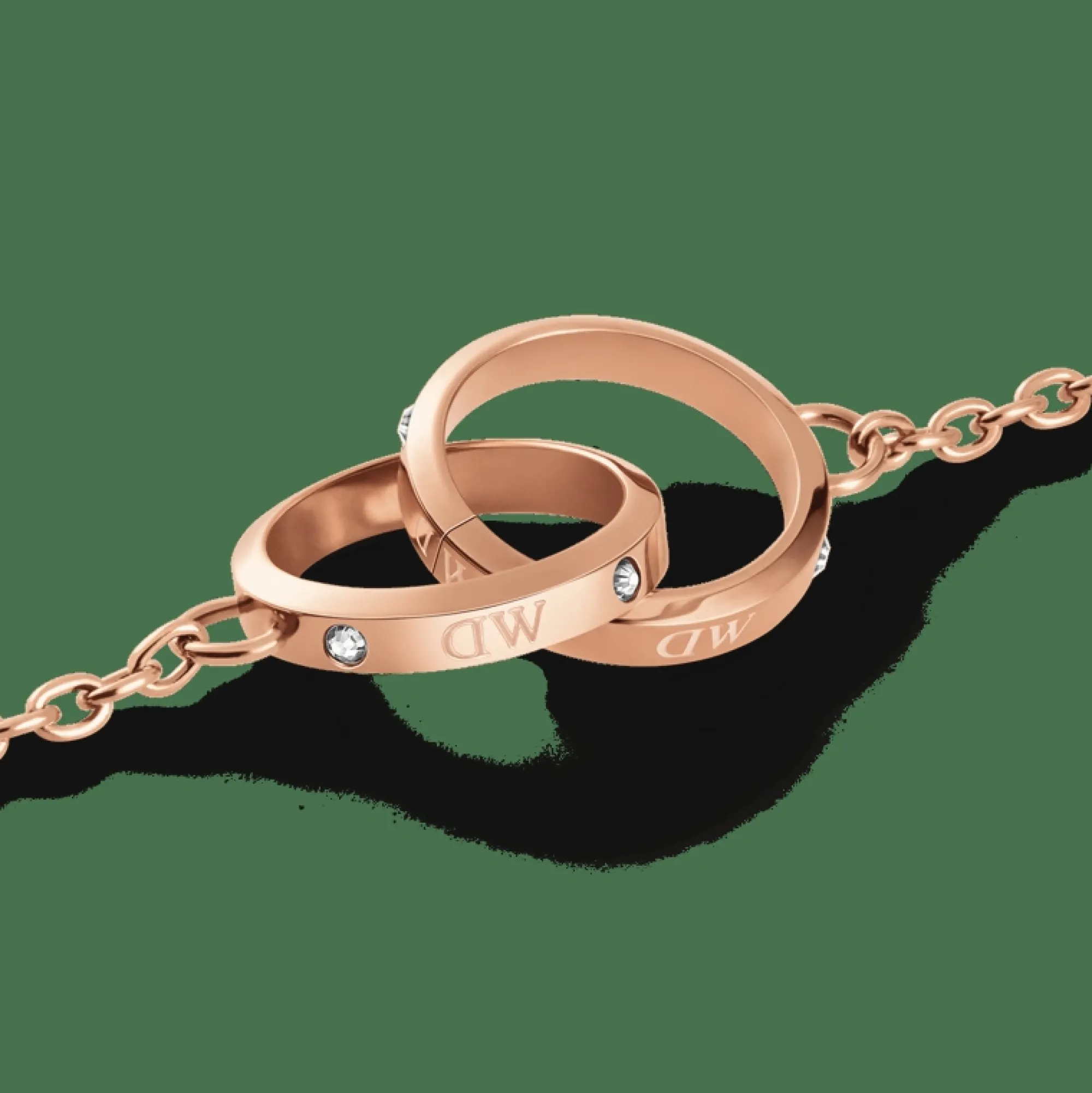 Daniel Wellington Halsband<Classic Lumine Unity Rose Gold