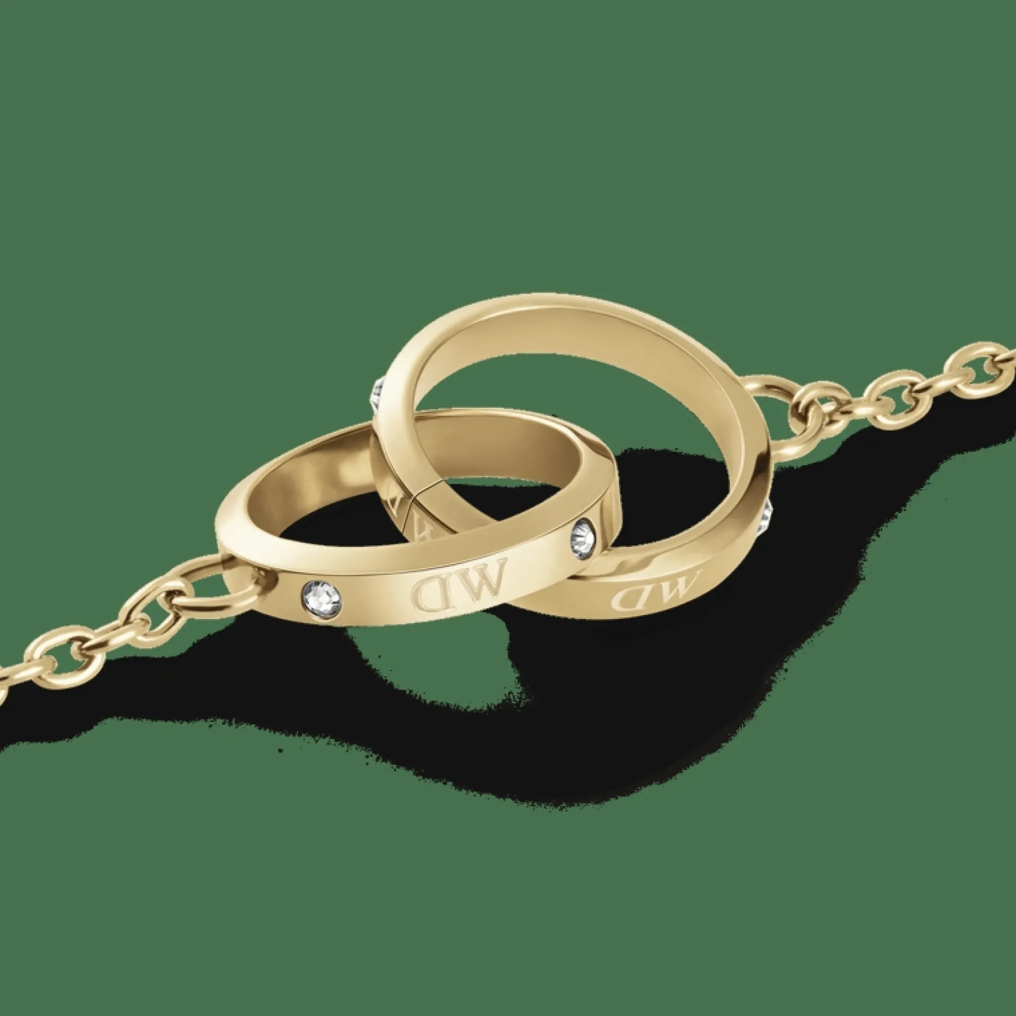 Daniel Wellington Halsband<Classic Lumine Unity Gold