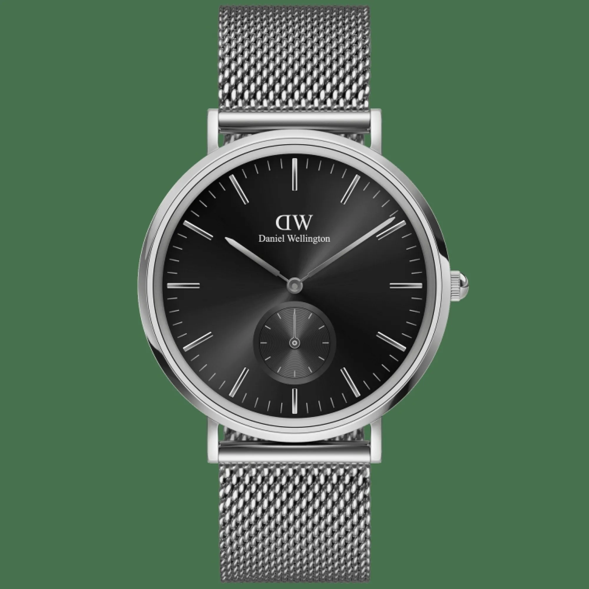 Daniel Wellington Herrklockor<Classic Multi-Eye Sterling Onyx Silver