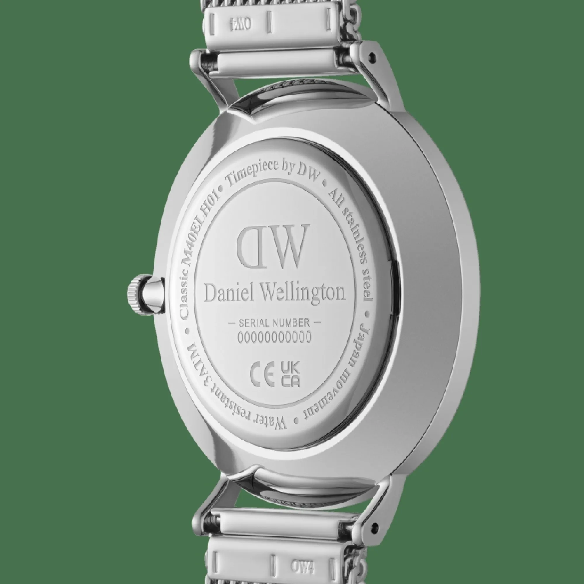 Daniel Wellington Herrklockor<Classic Multi-Eye Sterling Onyx Silver