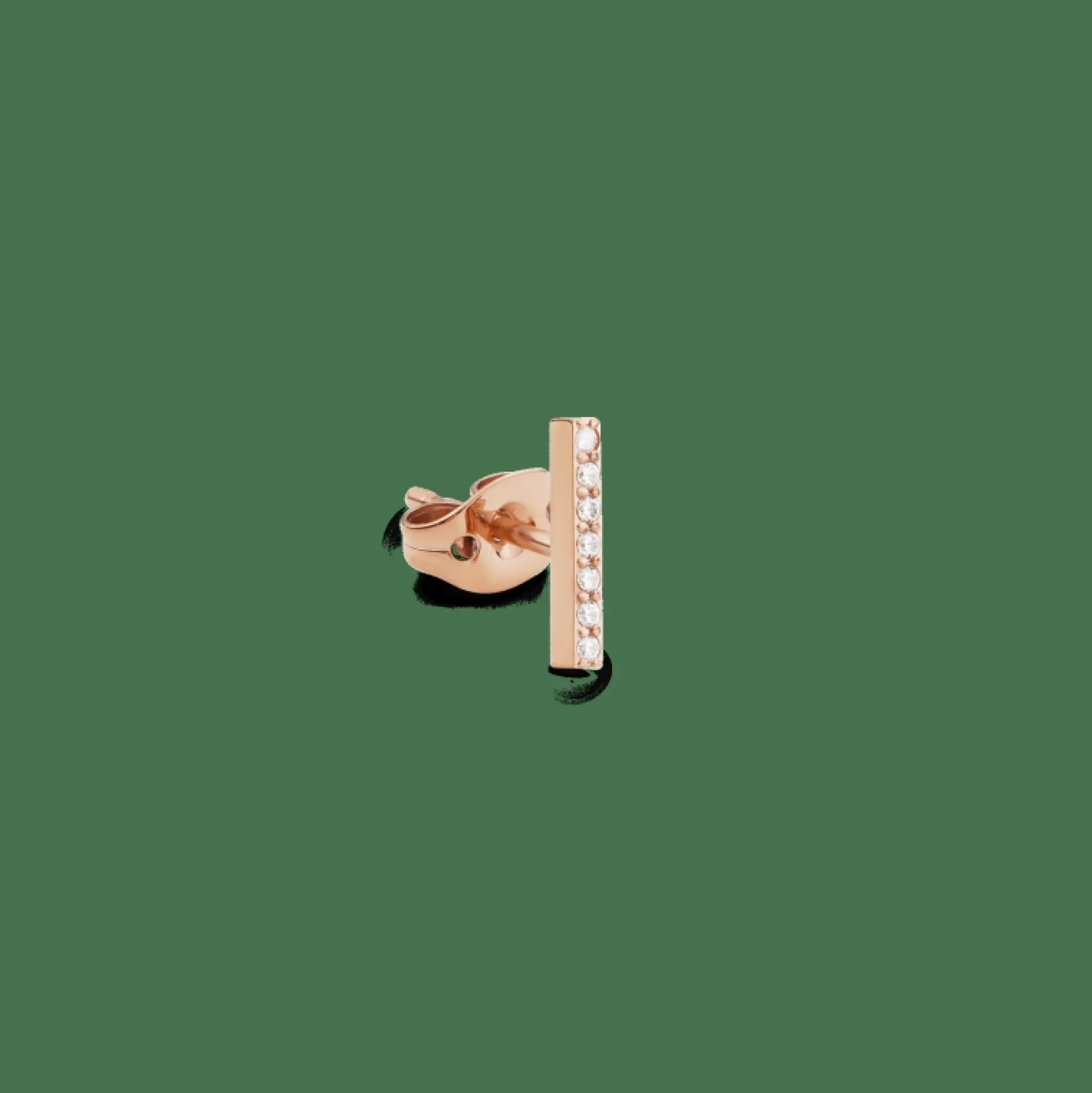 Daniel Wellington Örhängen<Crystal Bar Stud Rose Gold