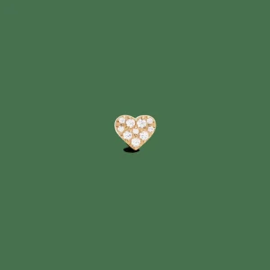 Daniel Wellington Örhängen<Crystal Heart Stud Gold