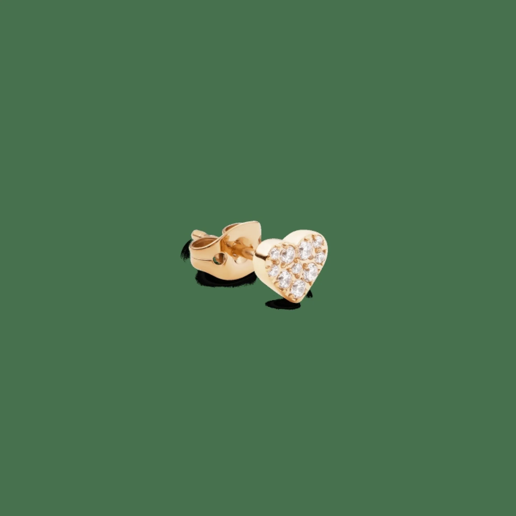Daniel Wellington Örhängen<Crystal Heart Stud Gold