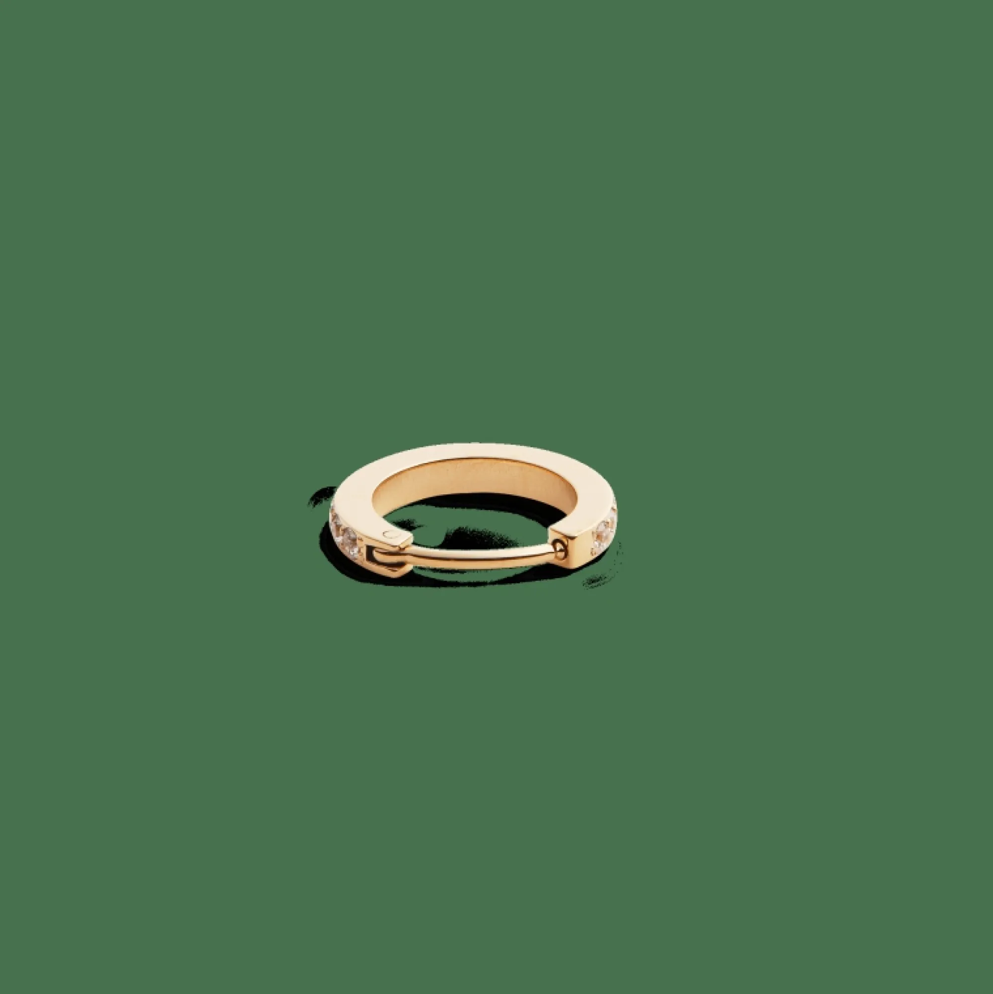 Daniel Wellington Örhängen<Crystal Hoop Earring Gold