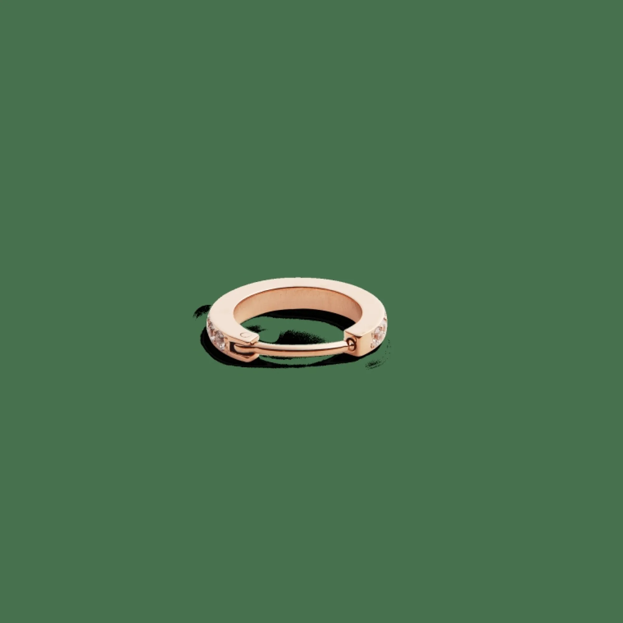 Daniel Wellington Örhängen<Crystal Hoop Earring Rose Gold