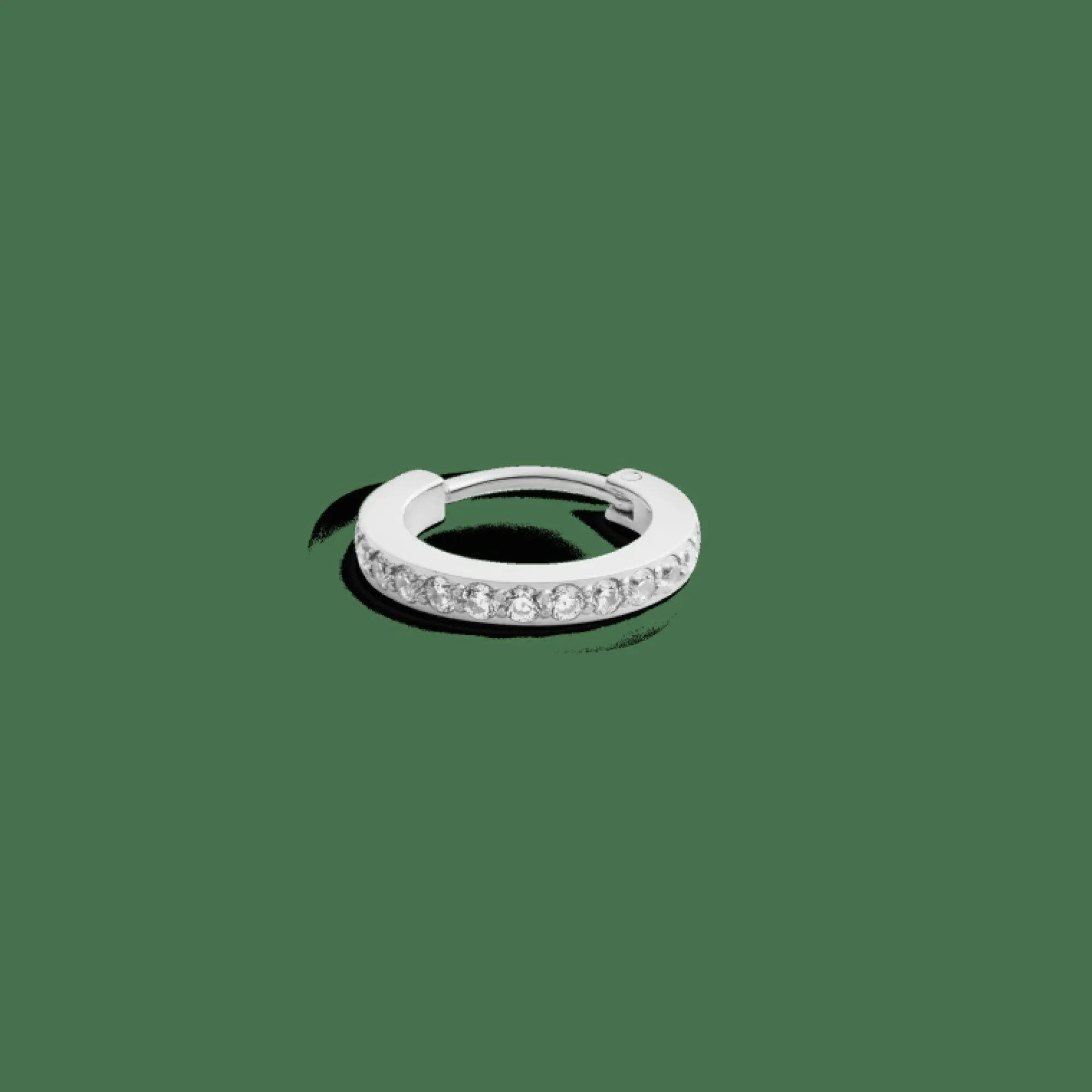 Daniel Wellington Örhängen<Crystal Hoop Earring Silver