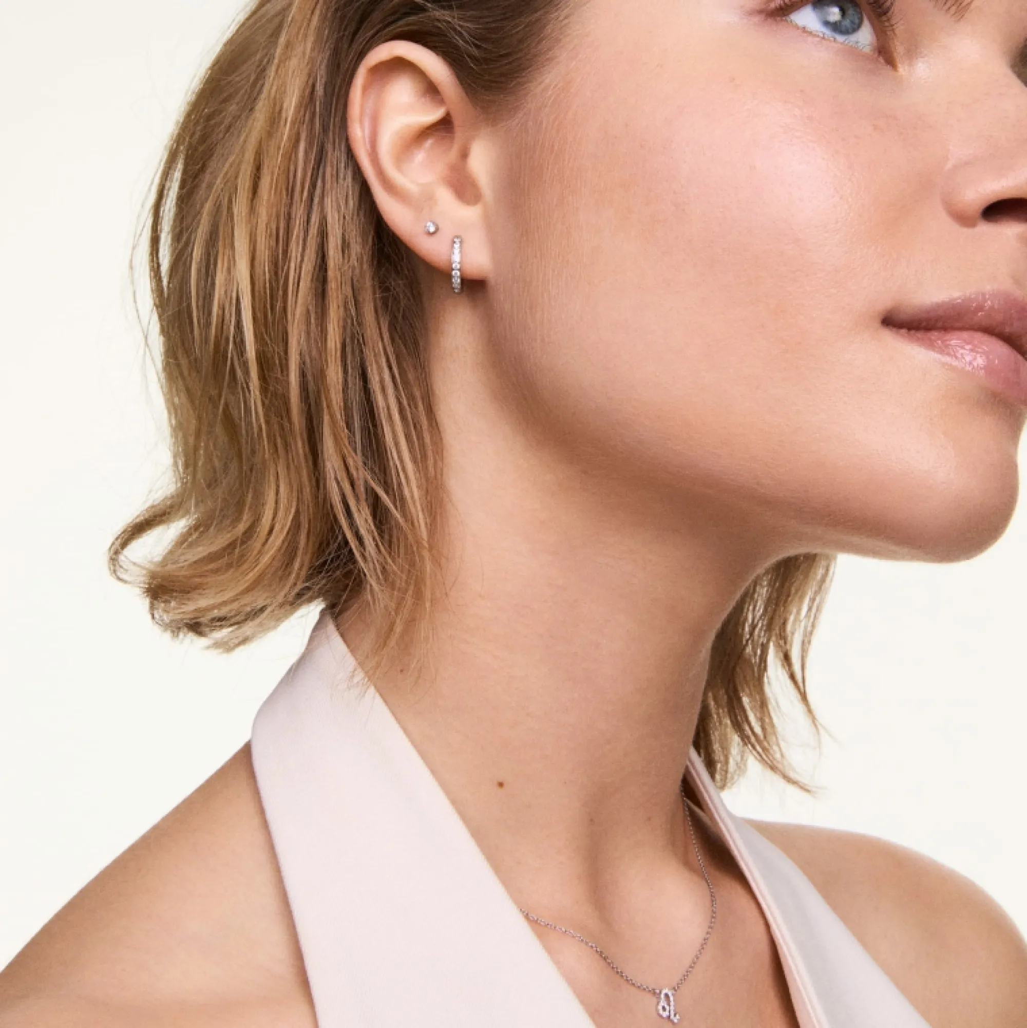 Daniel Wellington Örhängen<Crystal Hoop Earring Silver