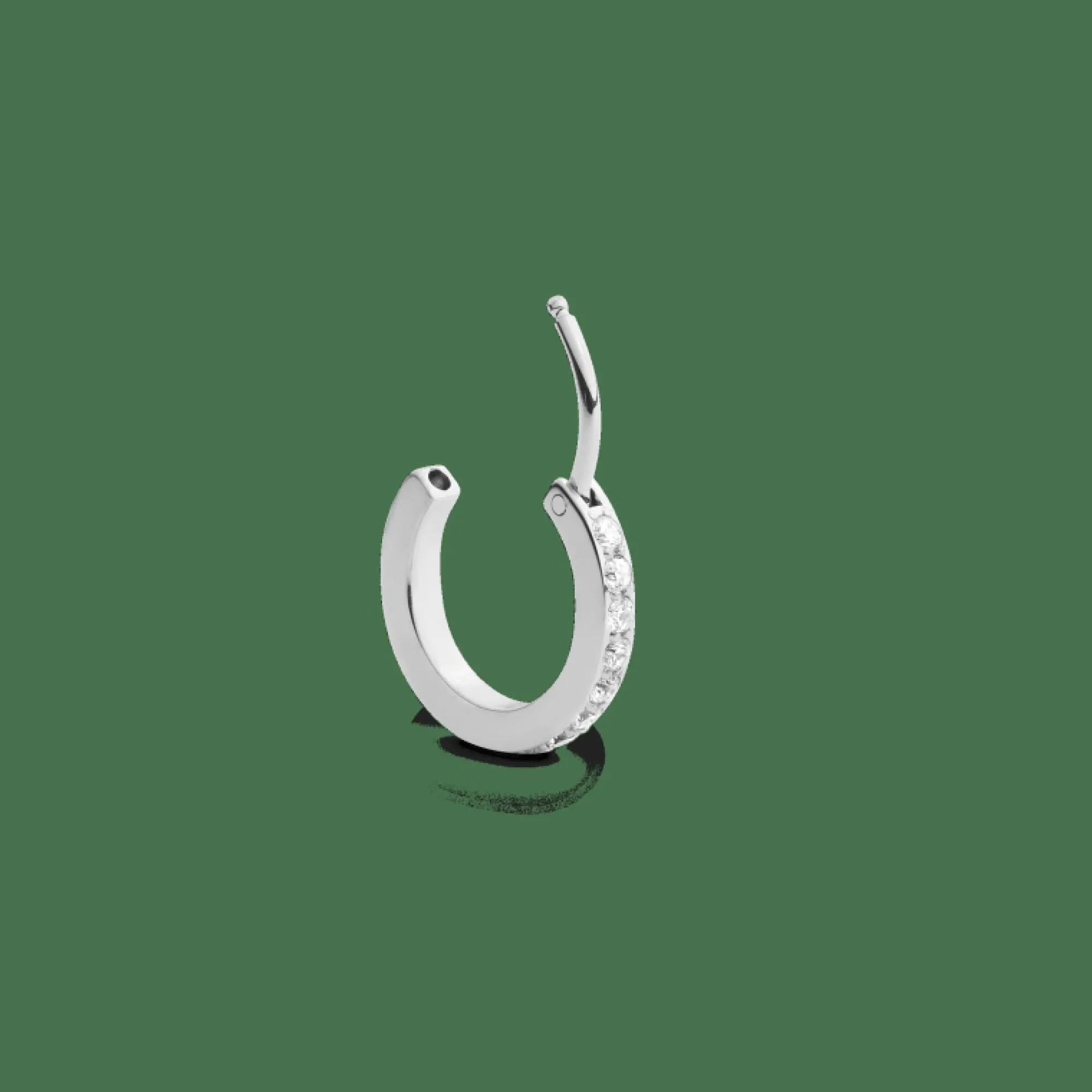 Daniel Wellington Örhängen<Crystal Hoop Earring Silver