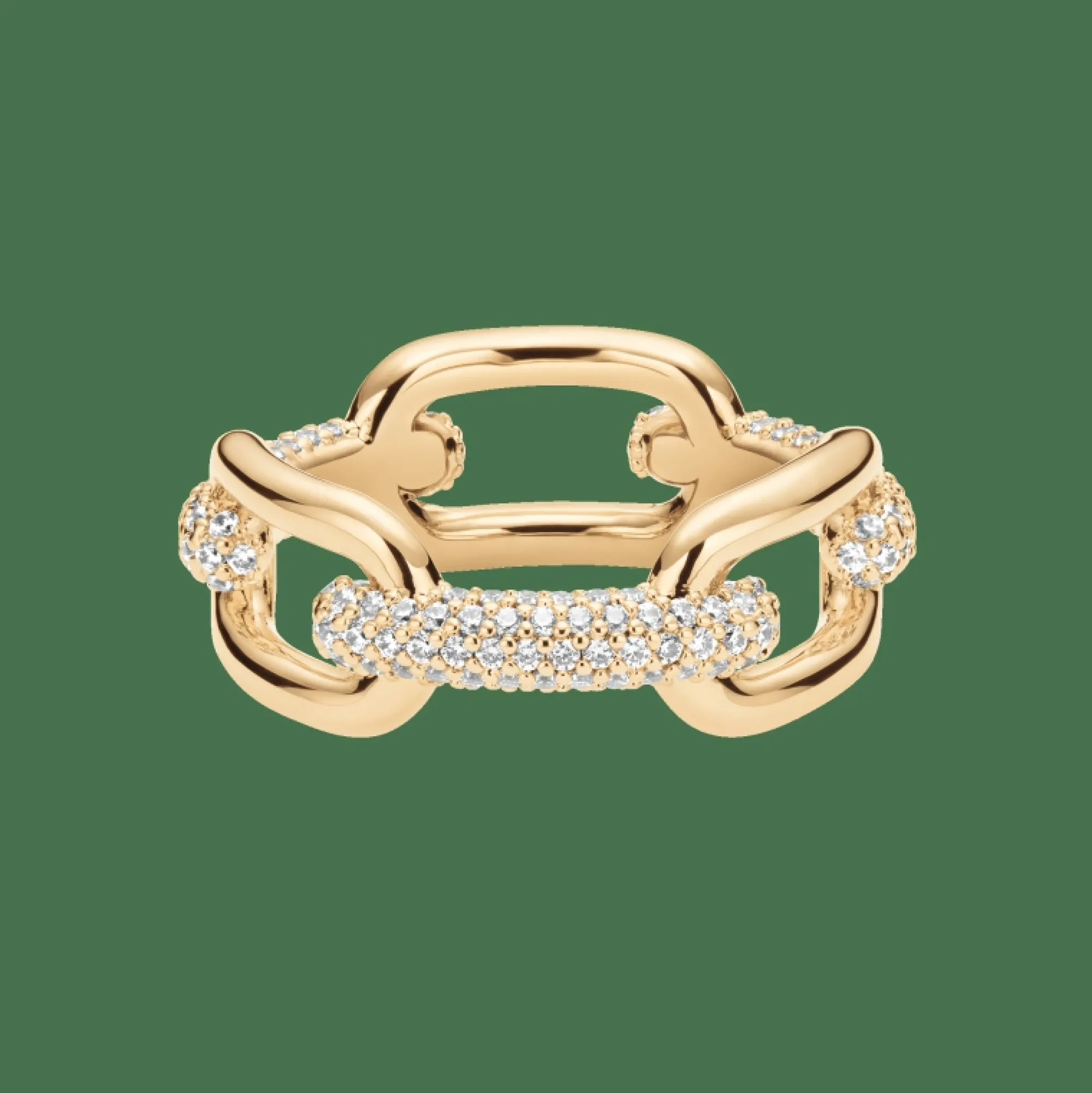 Daniel Wellington Ringar<Crystal Link Ring Gold