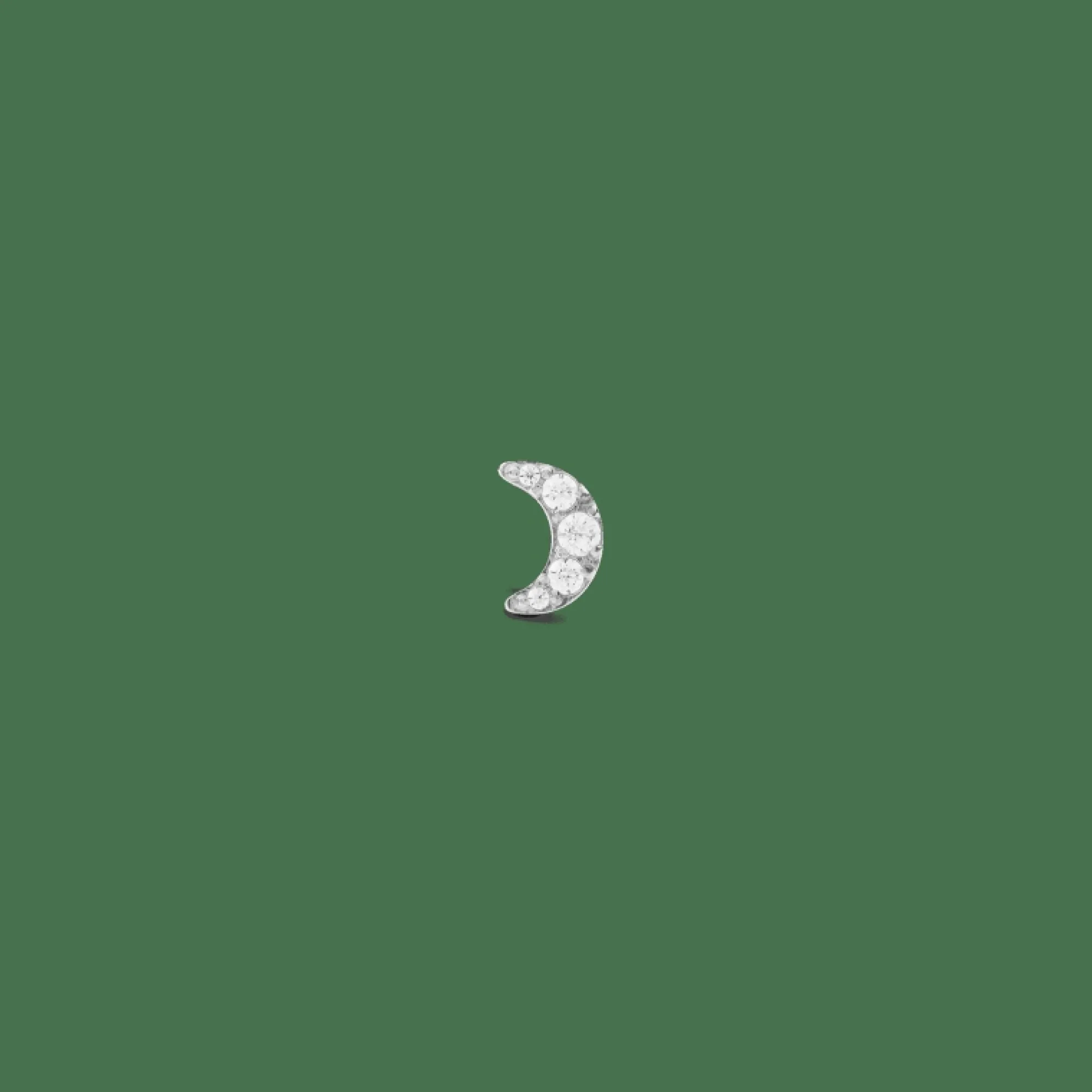 Daniel Wellington Örhängen<Crystal Moon Stud Silver