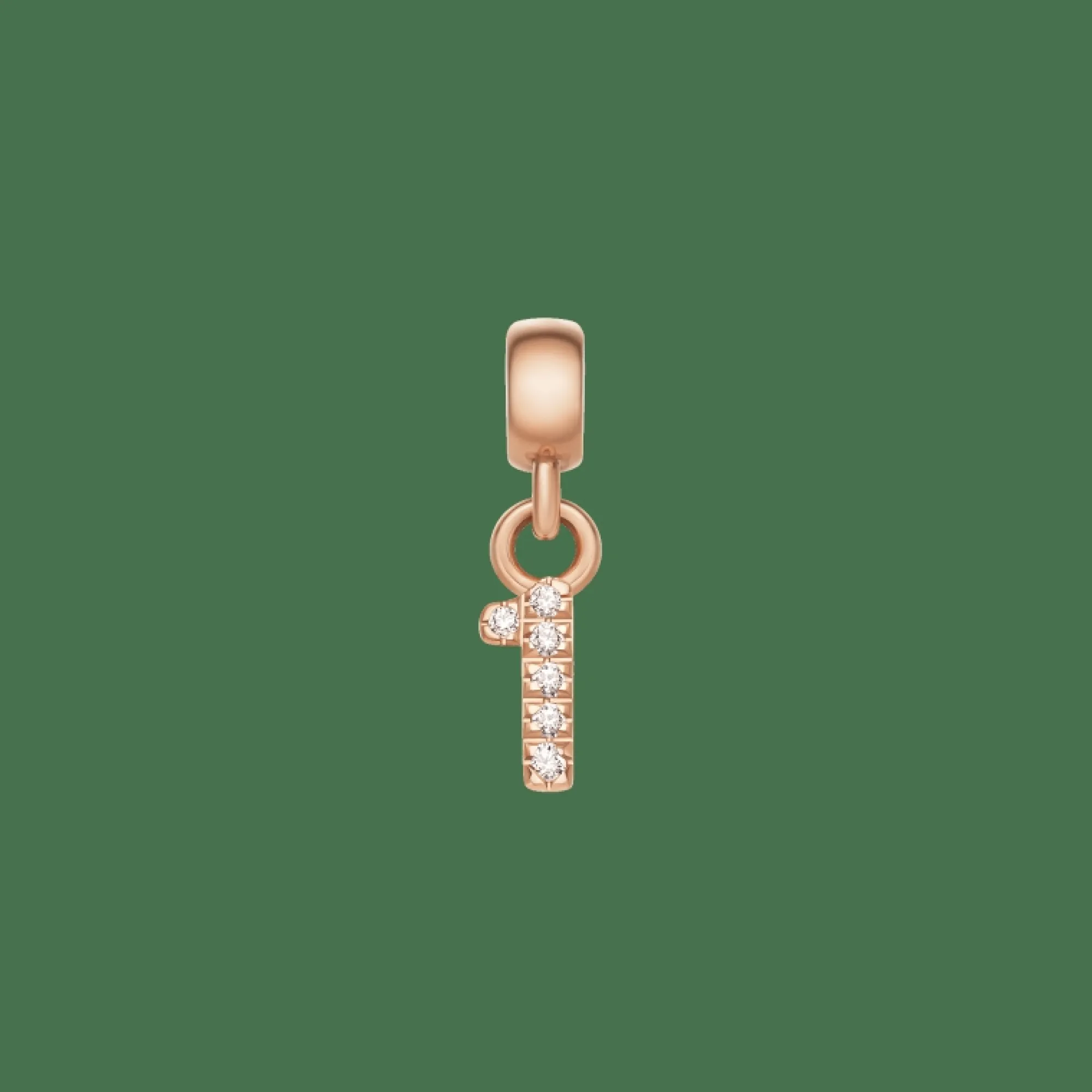 Daniel Wellington Berlocker<Crystal Number Charm Rose Gold