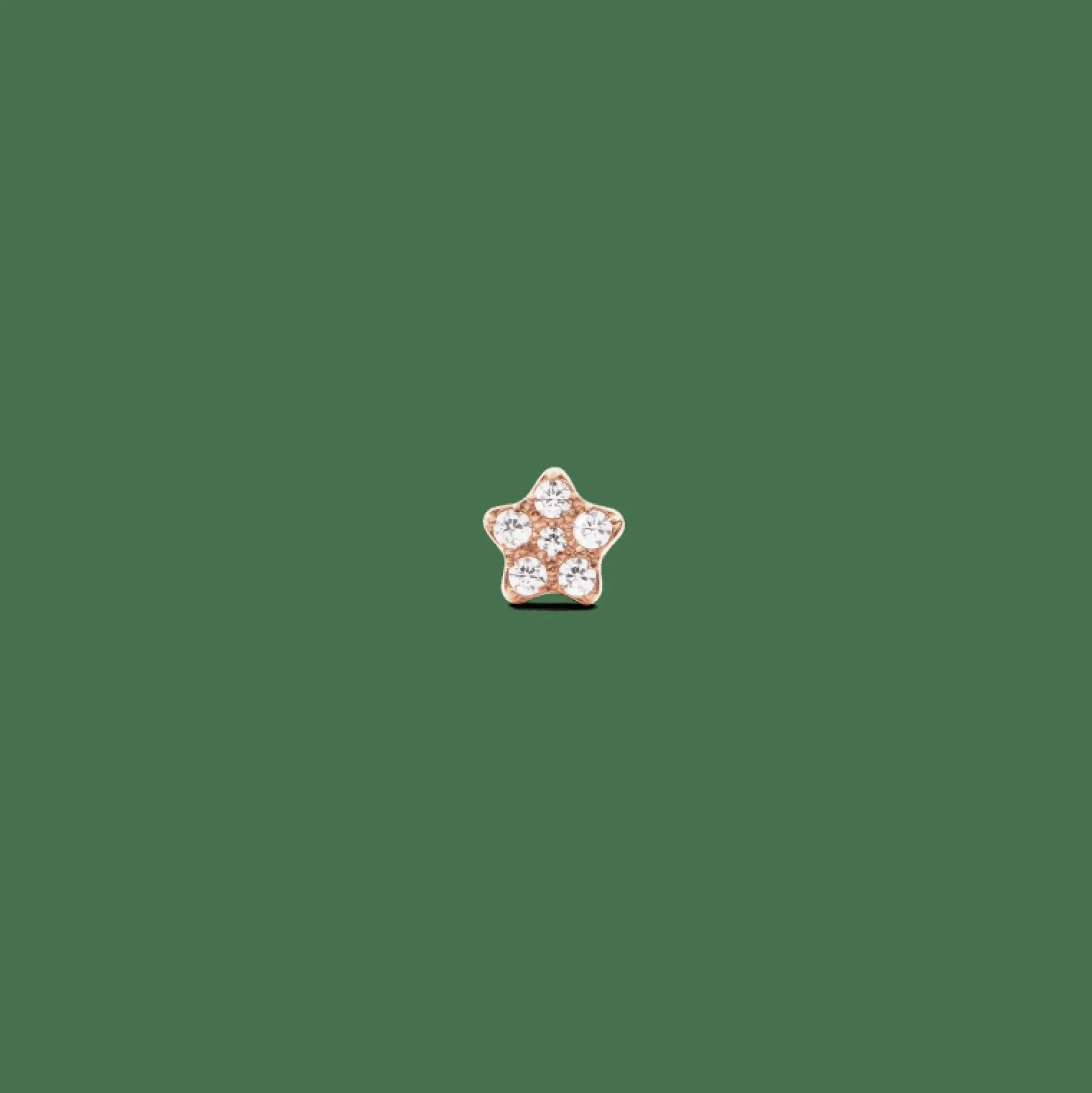 Daniel Wellington Örhängen<Crystal Star Stud Rose Gold