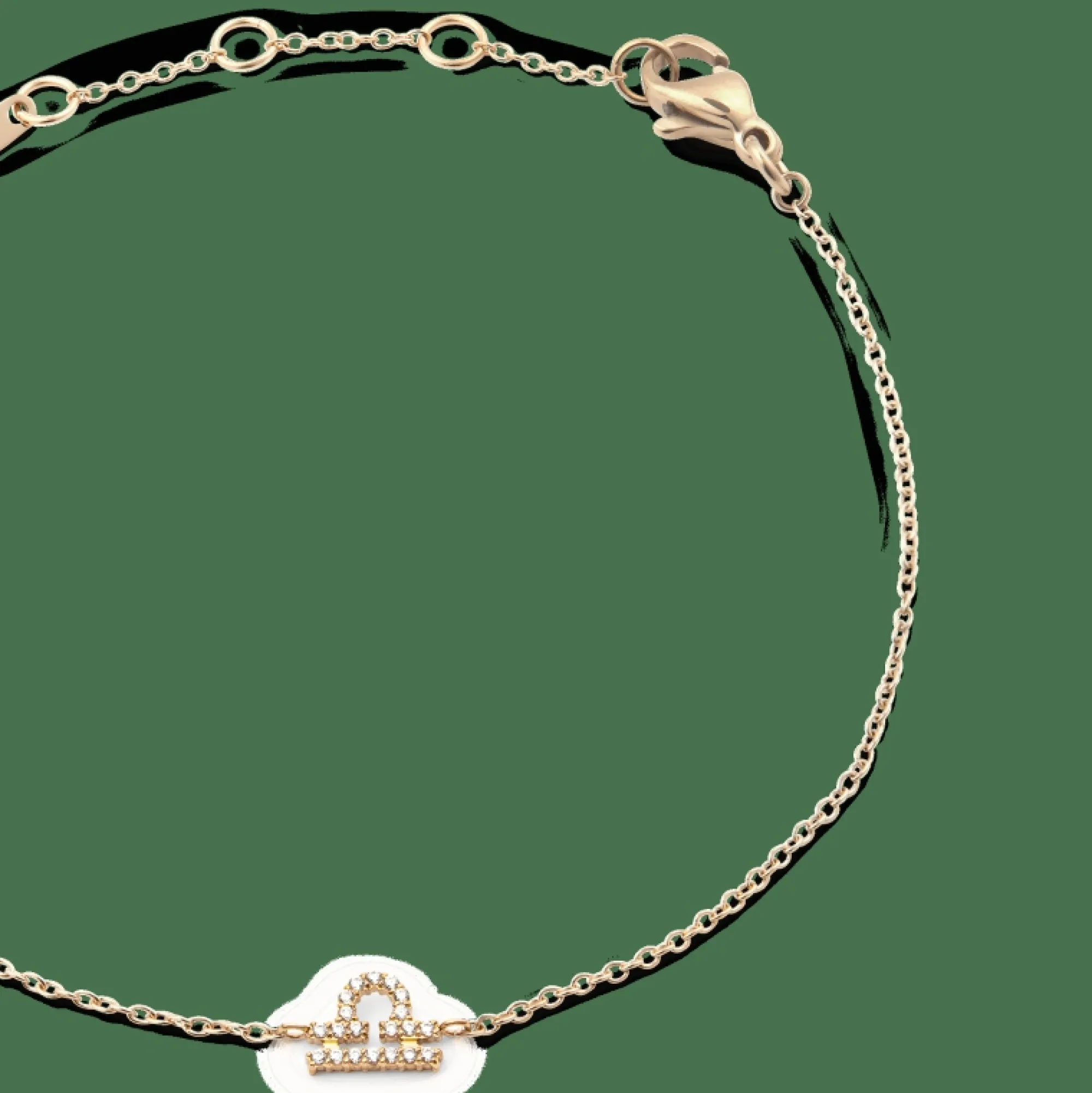 Daniel Wellington Armband<Crystal Zodiac Chain Bracelet Gold