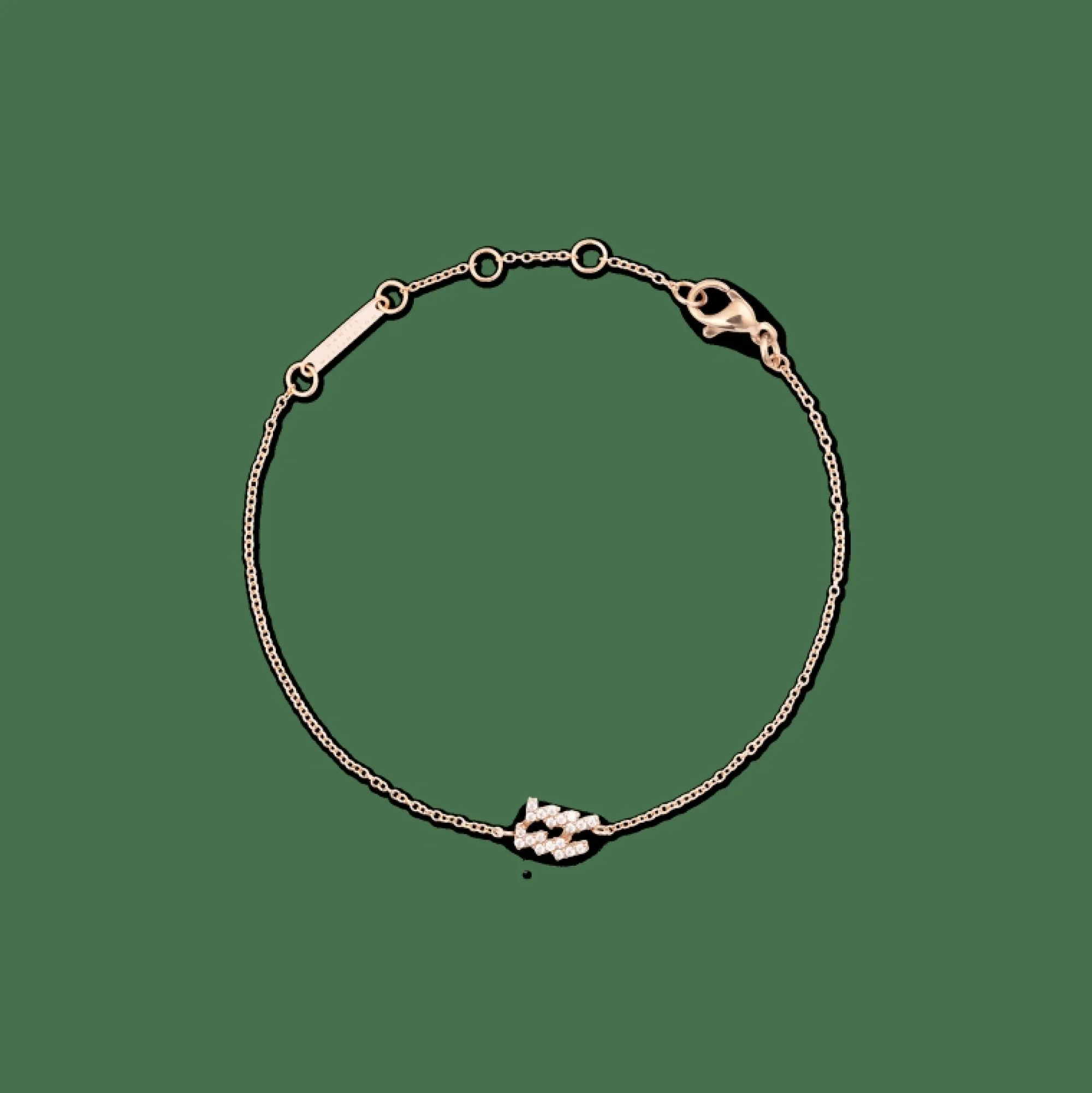 Daniel Wellington Armband<Crystal Zodiac Chain Bracelet Rose Gold