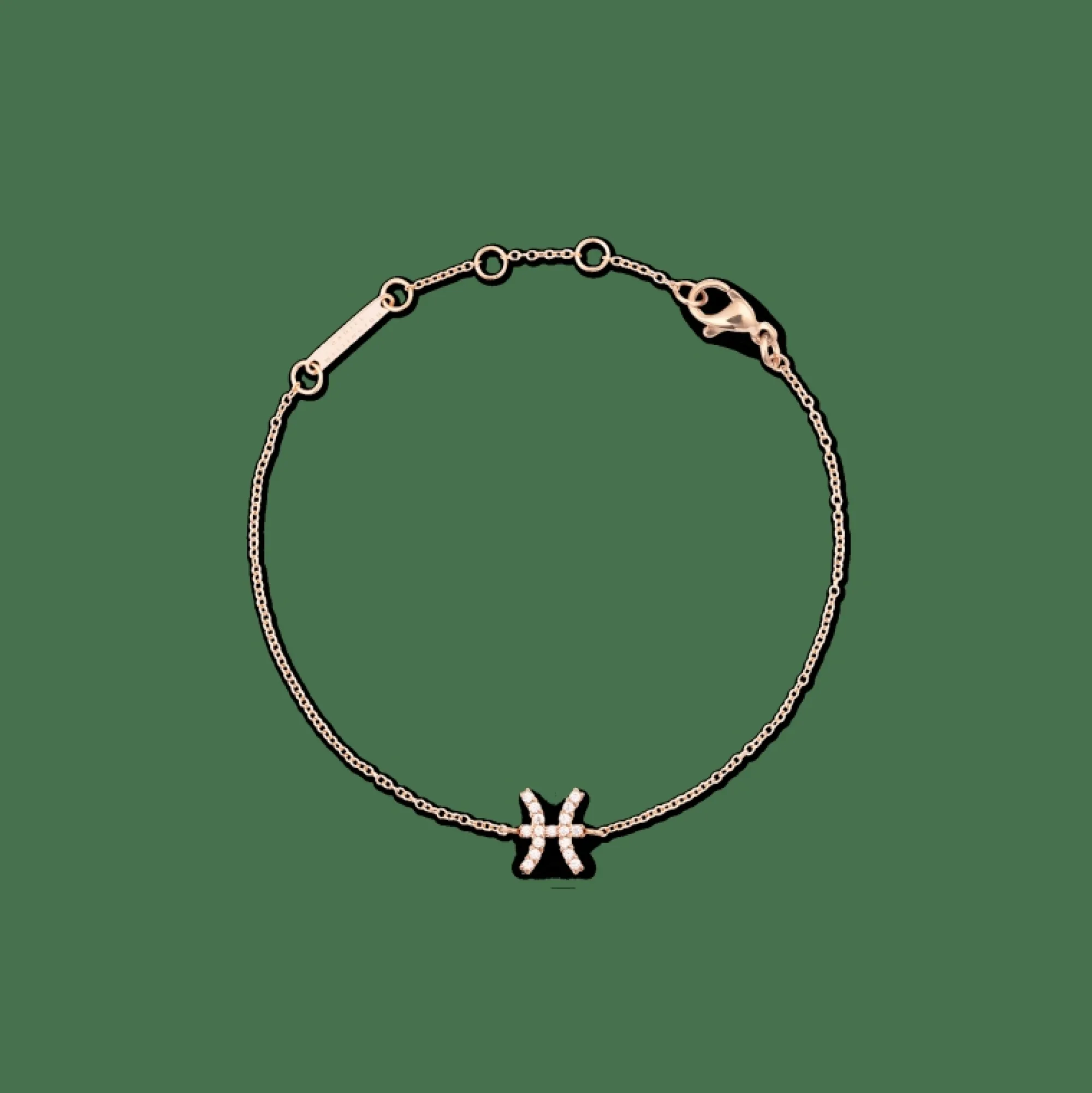 Daniel Wellington Armband<Crystal Zodiac Chain Bracelet Rose Gold