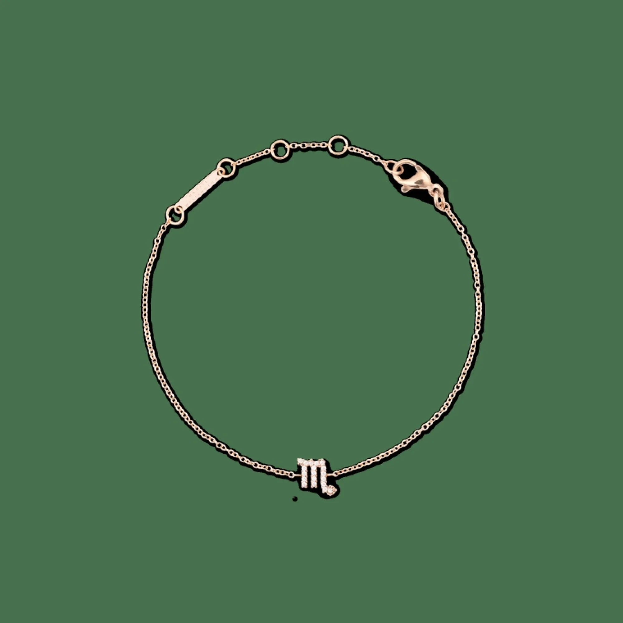 Daniel Wellington Armband<Crystal Zodiac Chain Bracelet Rose Gold