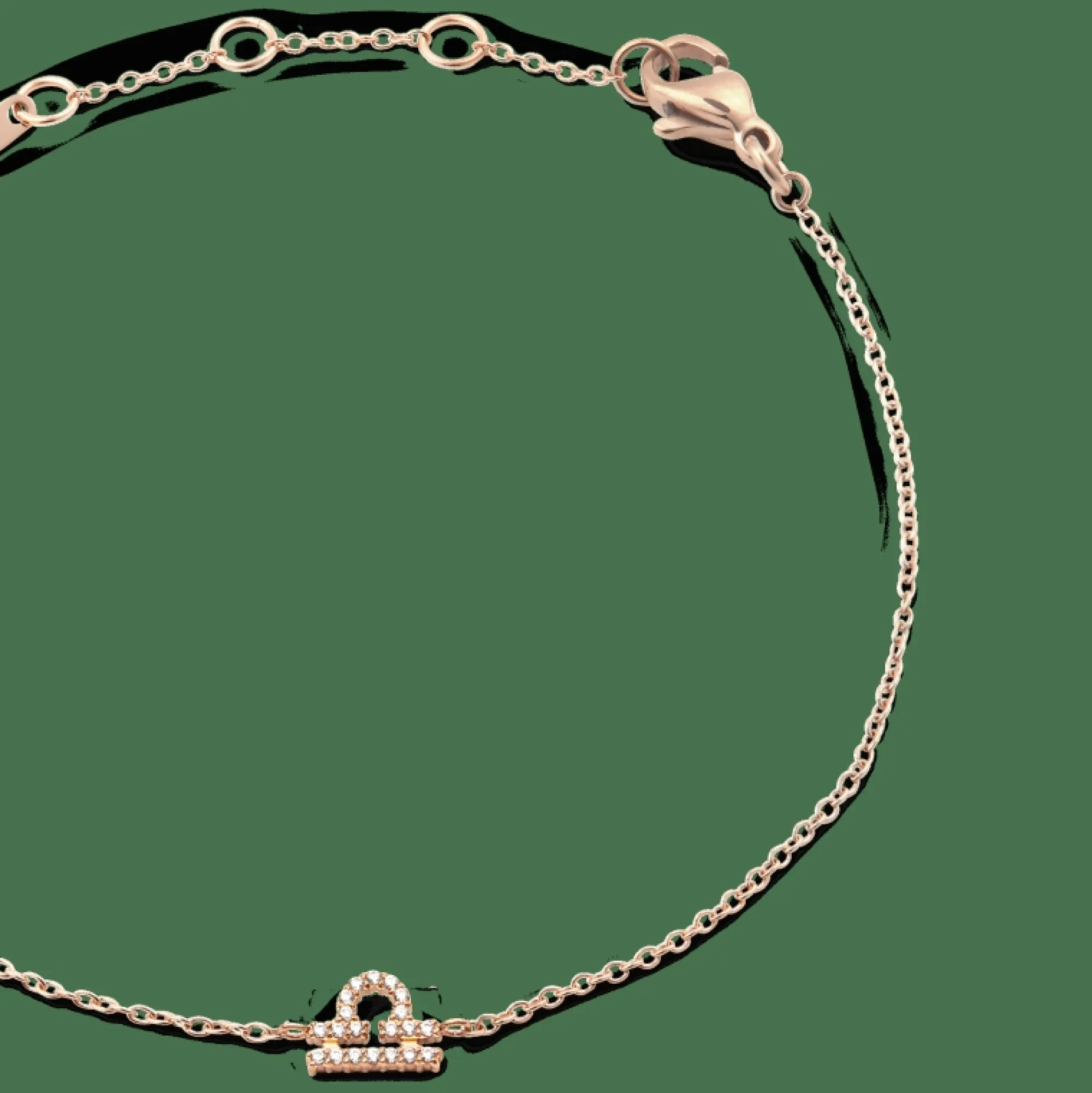 Daniel Wellington Armband<Crystal Zodiac Chain Bracelet Rose Gold