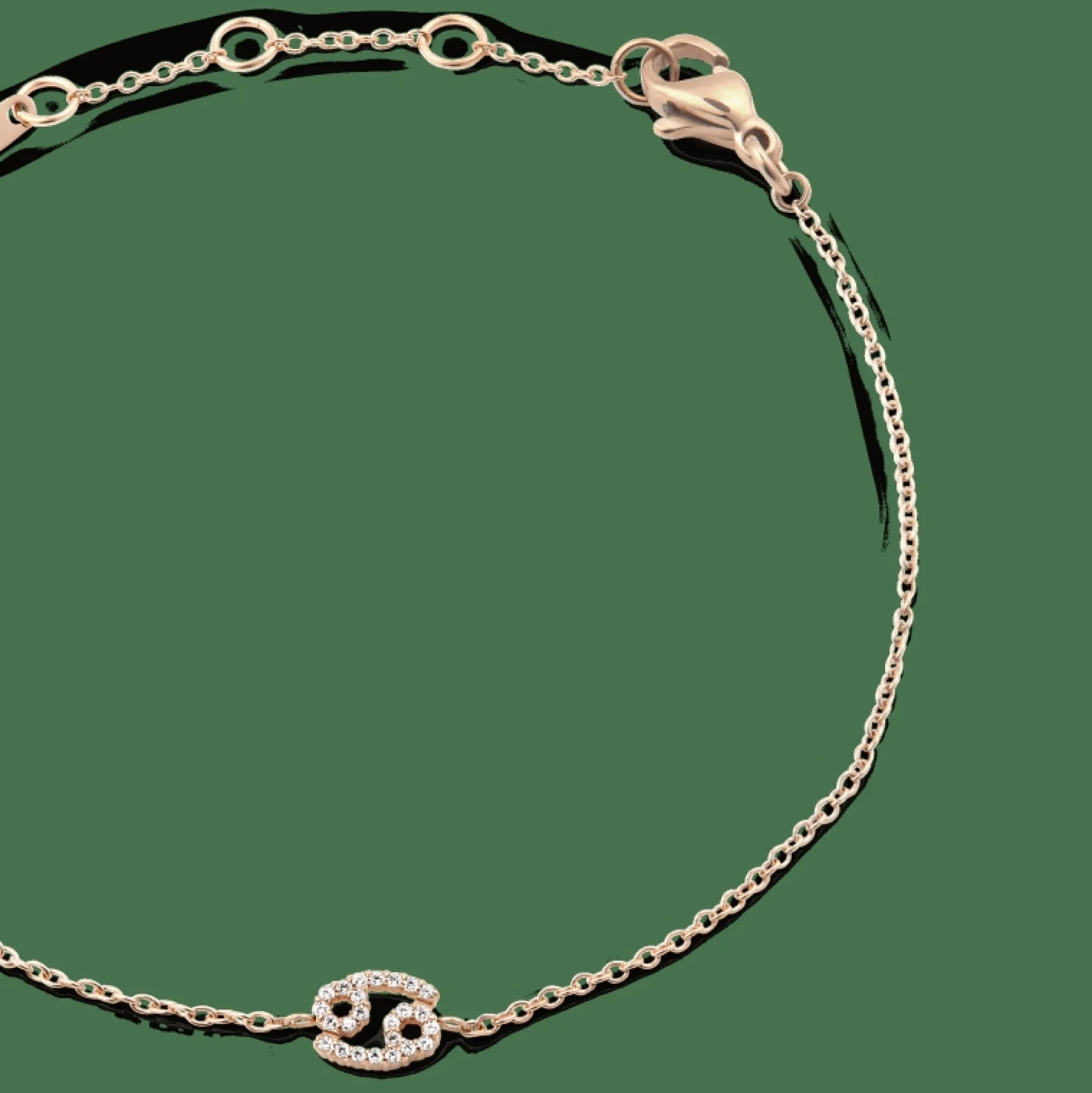 Daniel Wellington Armband<Crystal Zodiac Chain Bracelet Rose Gold