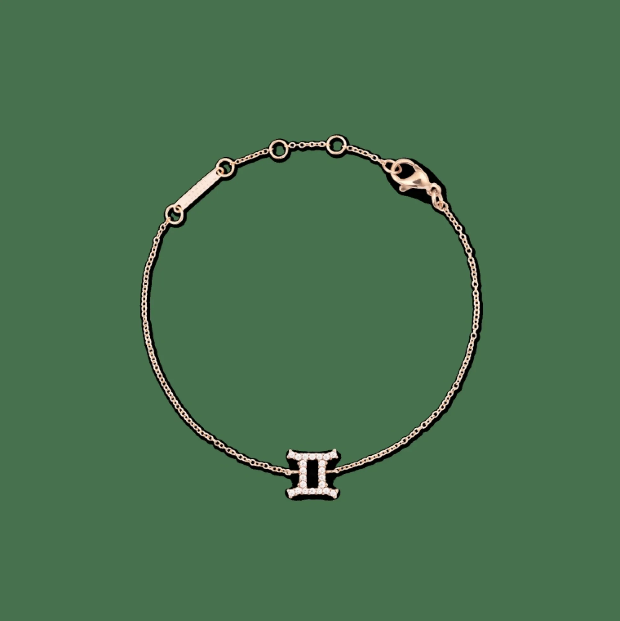 Daniel Wellington Armband<Crystal Zodiac Chain Bracelet Rose Gold