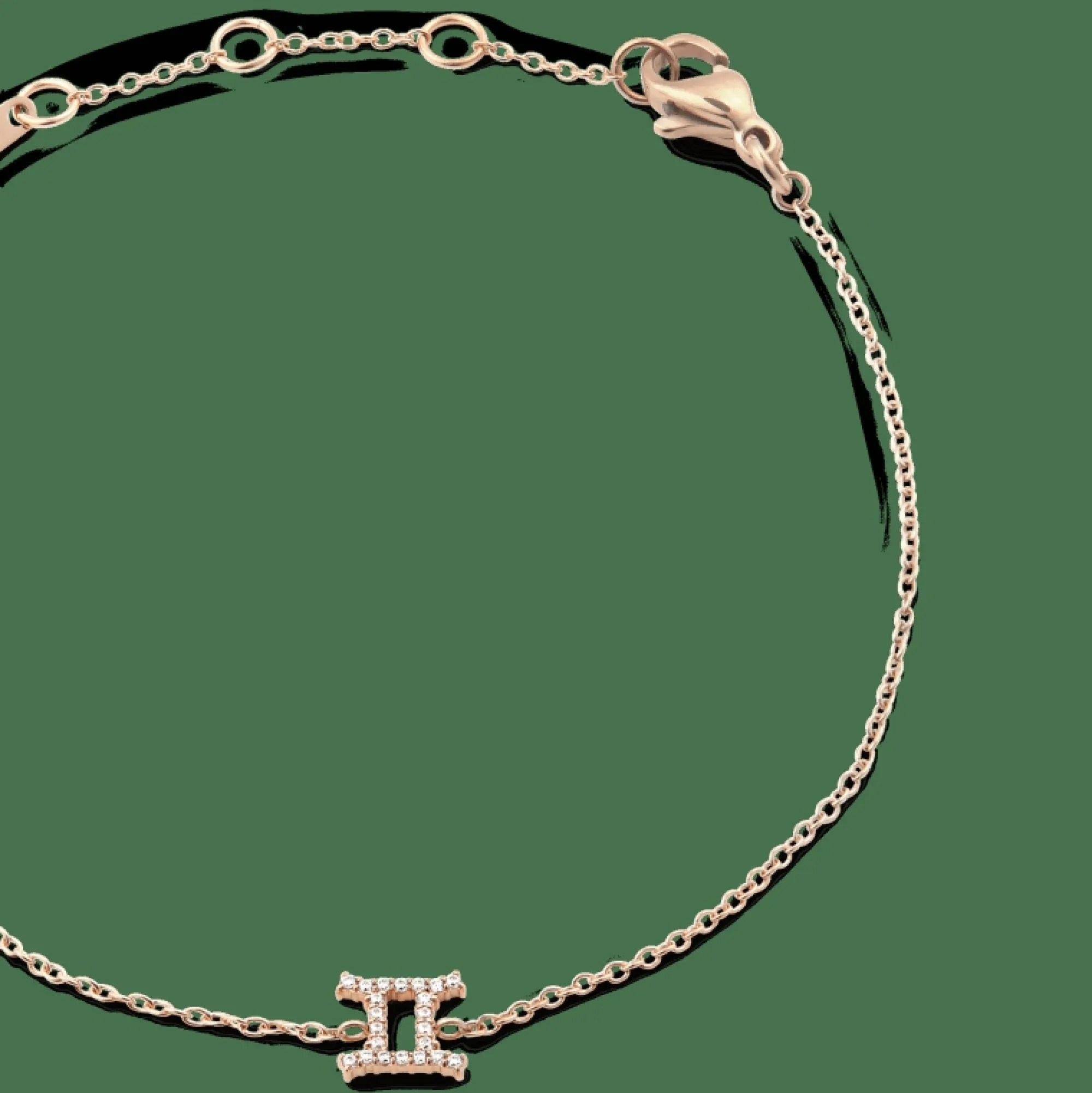 Daniel Wellington Armband<Crystal Zodiac Chain Bracelet Rose Gold