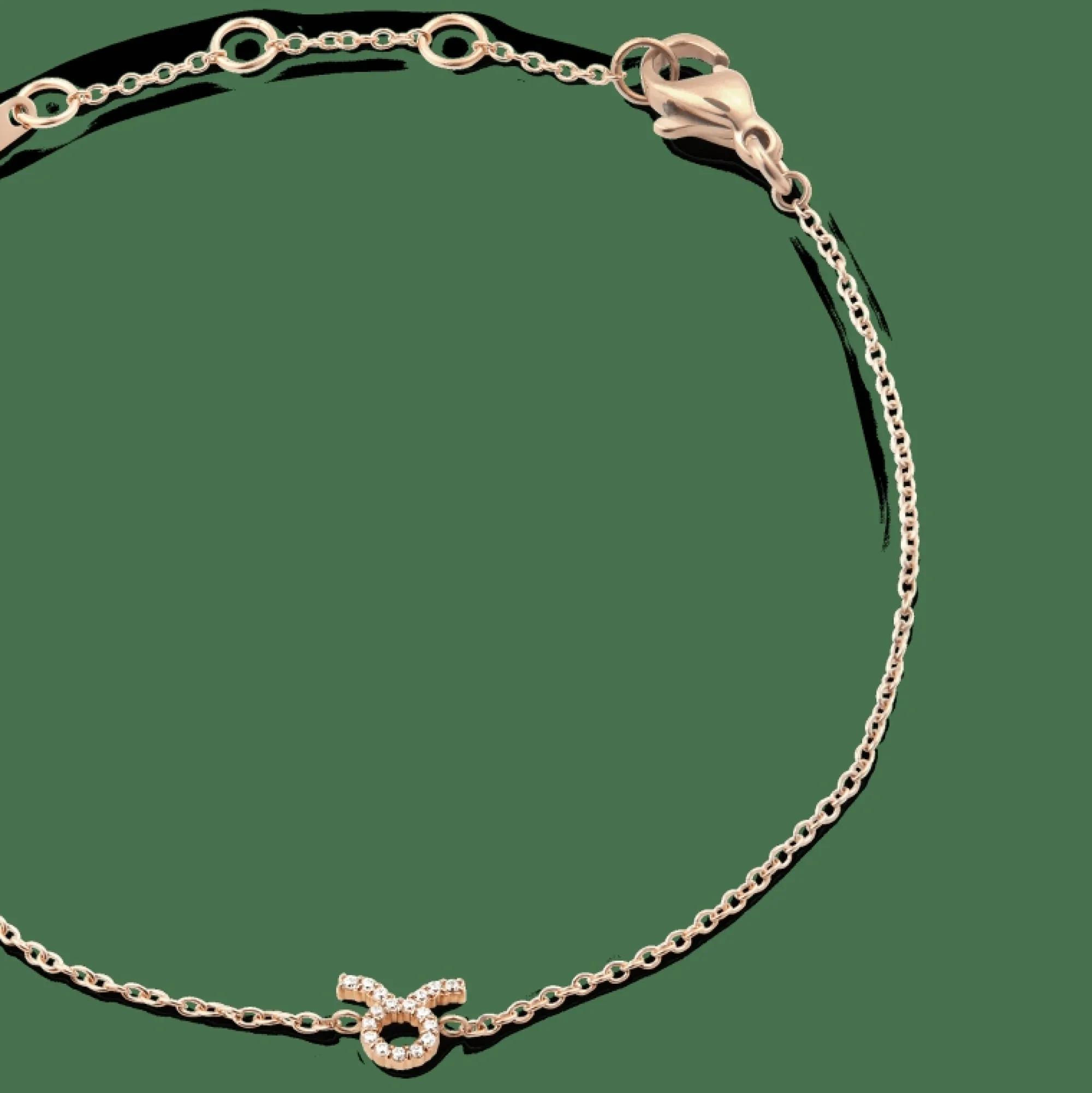Daniel Wellington Armband<Crystal Zodiac Chain Bracelet Rose Gold