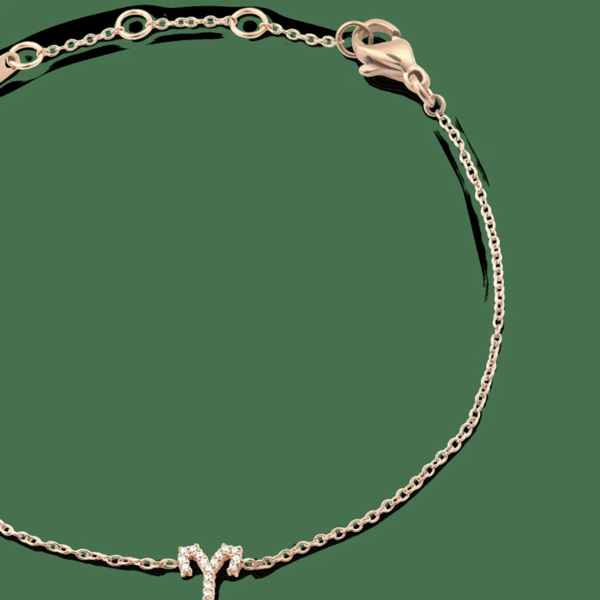 Daniel Wellington Armband<Crystal Zodiac Chain Bracelet Rose Gold