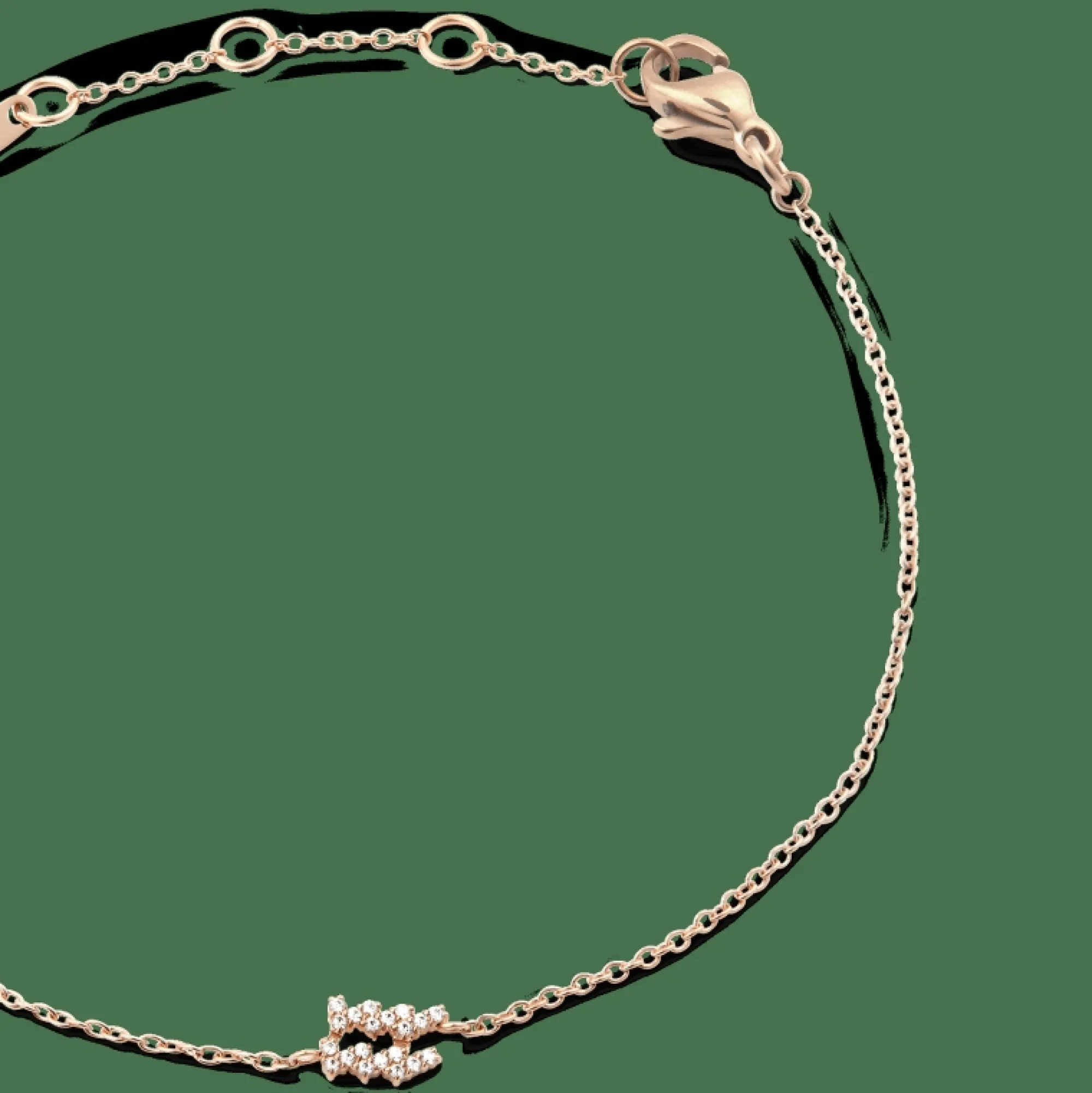 Daniel Wellington Armband<Crystal Zodiac Chain Bracelet Rose Gold