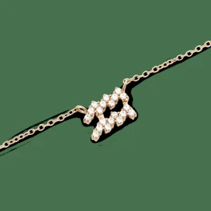 Daniel Wellington Halsband<Crystal Zodiac Chain Necklace Gold