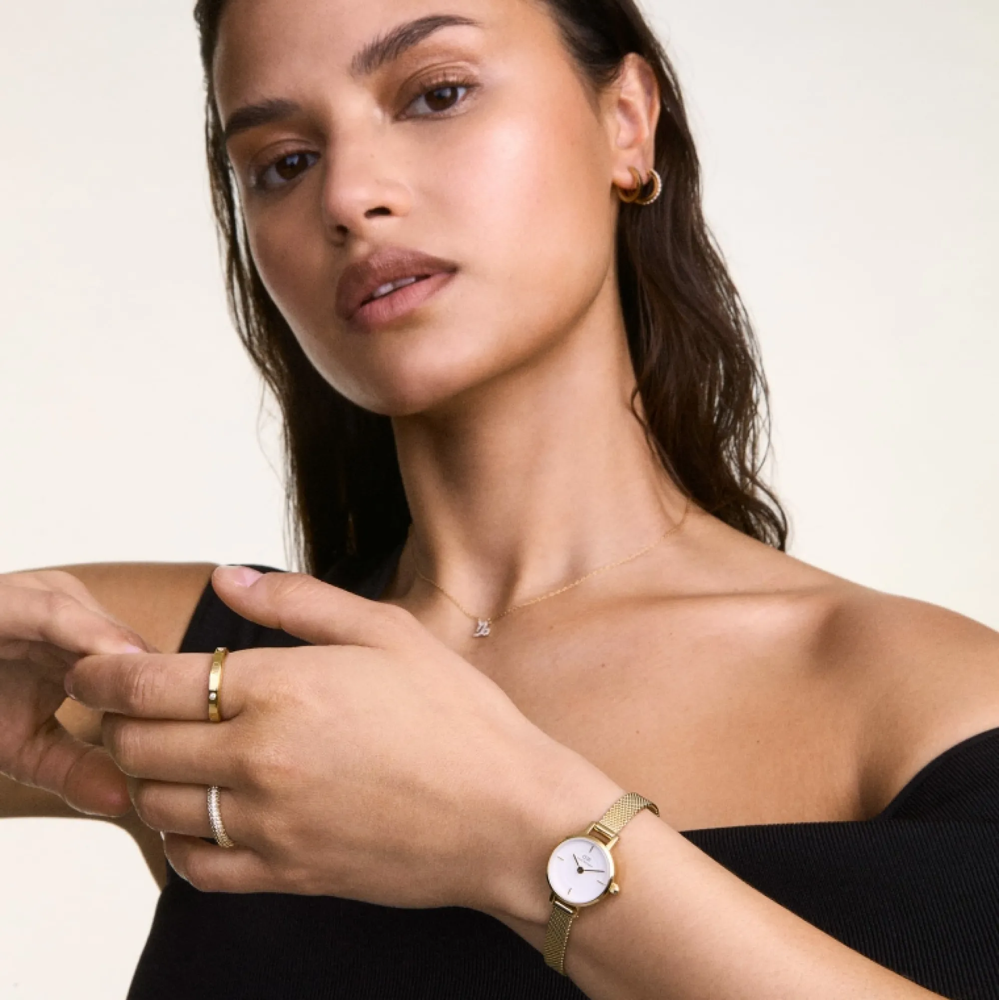 Daniel Wellington Halsband<Crystal Zodiac Chain Necklace Gold