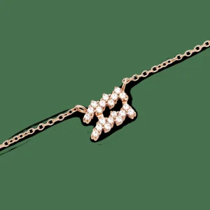 Daniel Wellington Halsband<Crystal Zodiac Chain Necklace Rose Gold