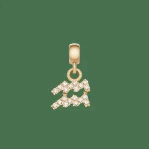 Daniel Wellington Berlocker<Crystal Zodiac Charm Gold