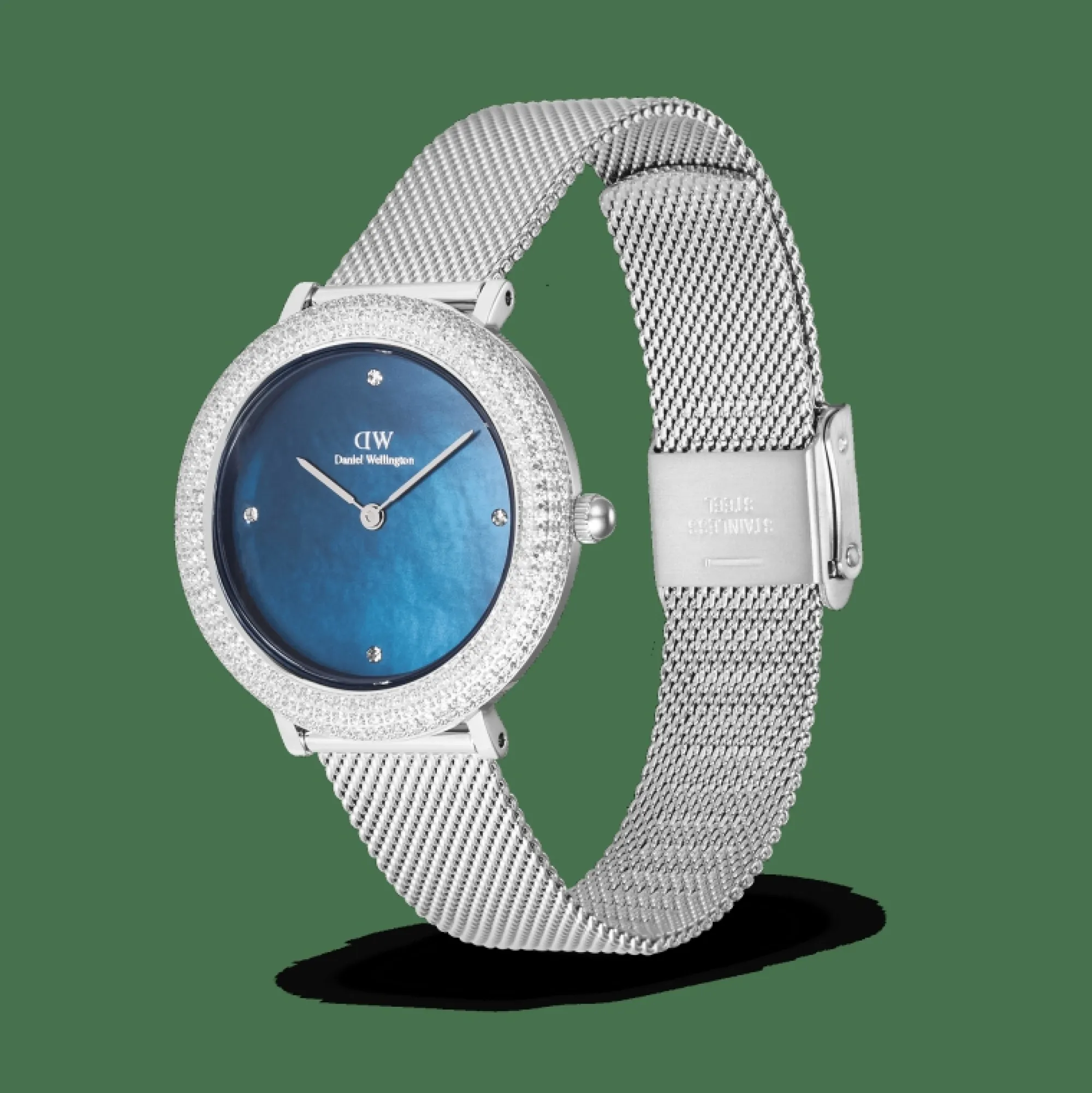 Daniel Wellington Damklockor<Crystalline Bezel Sterling Blue Silver