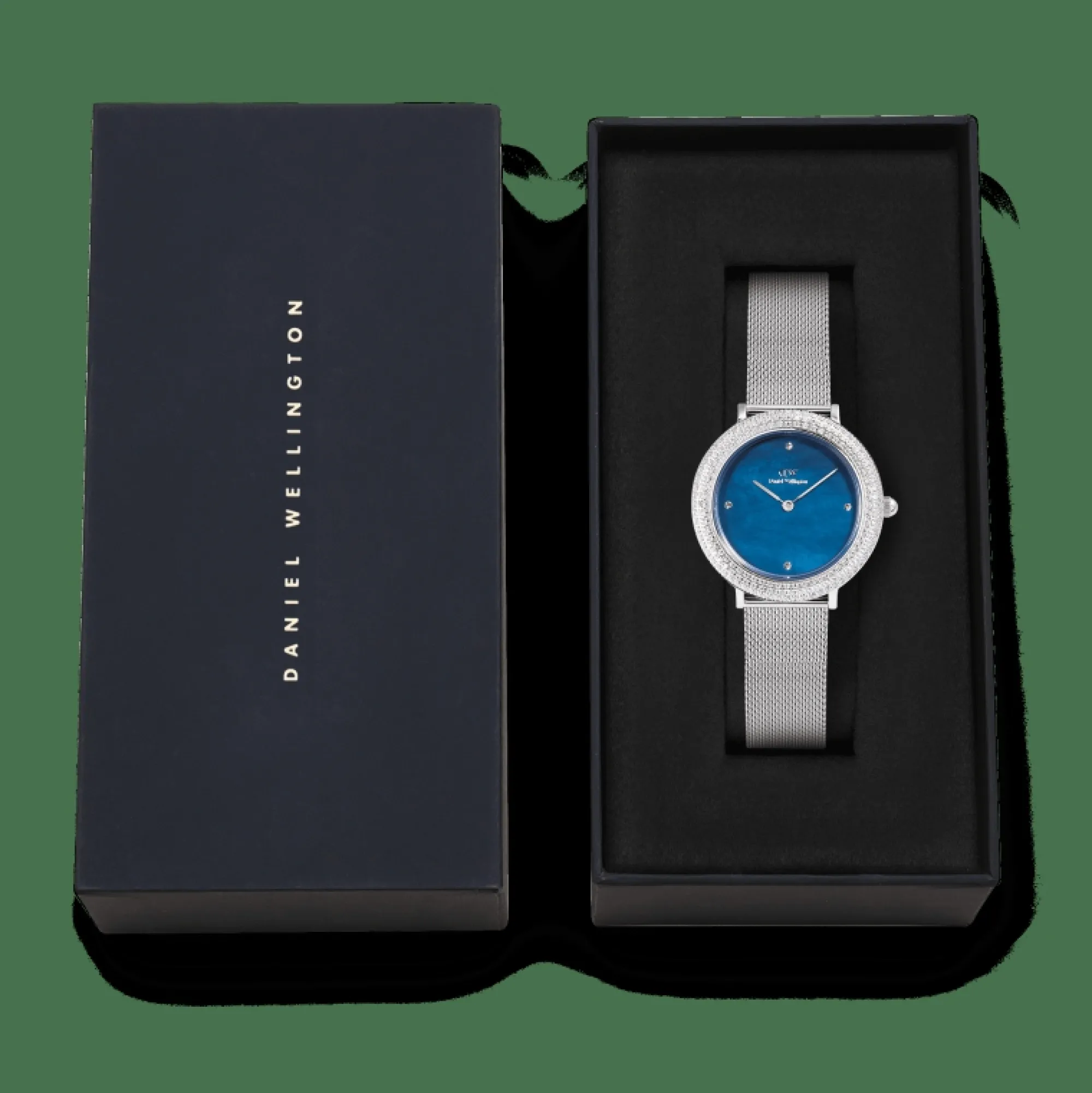 Daniel Wellington Damklockor<Crystalline Bezel Sterling Blue Silver