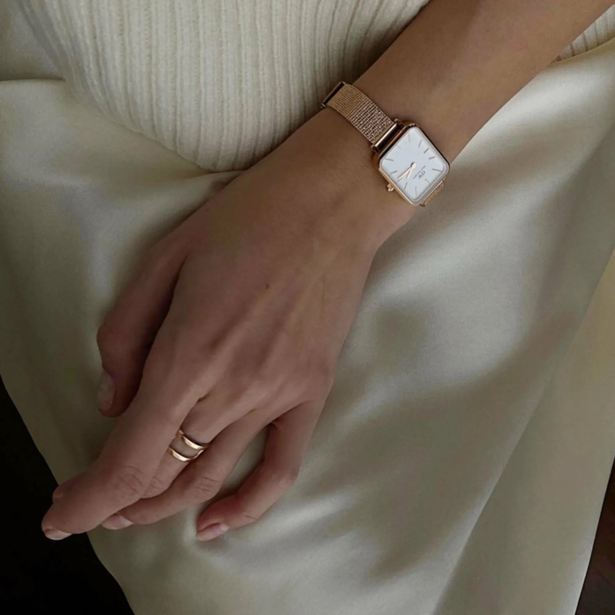 Daniel Wellington Ringar<Elan Dual Ring Rose Gold