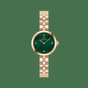 Daniel Wellington Damklockor<Elan Lumine Malachite Rose Gold