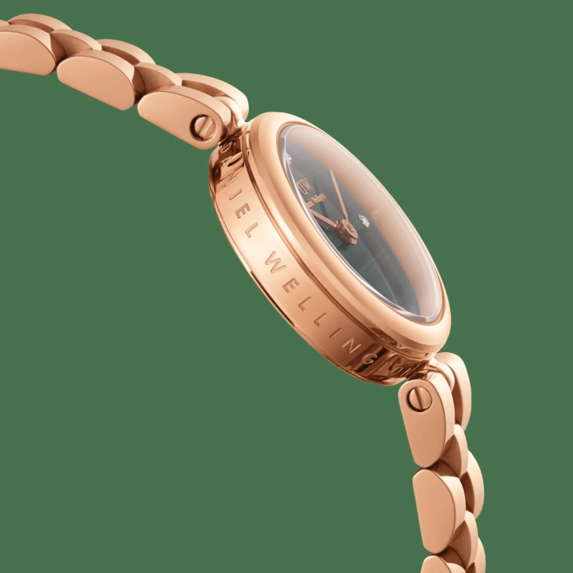 Daniel Wellington Damklockor<Elan Lumine Malachite Rose Gold