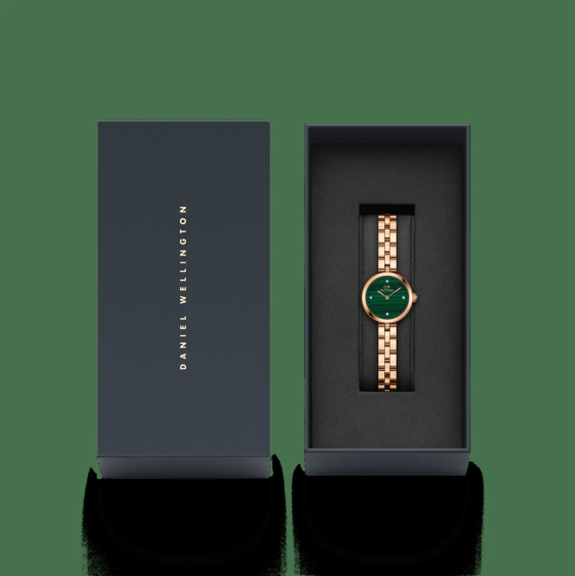 Daniel Wellington Damklockor<Elan Lumine Malachite Rose Gold