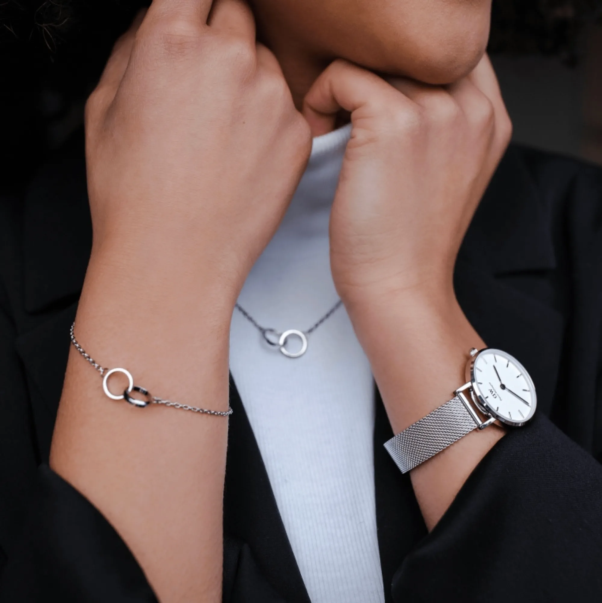 Daniel Wellington Armband<Elan Unity Bracelet Silver