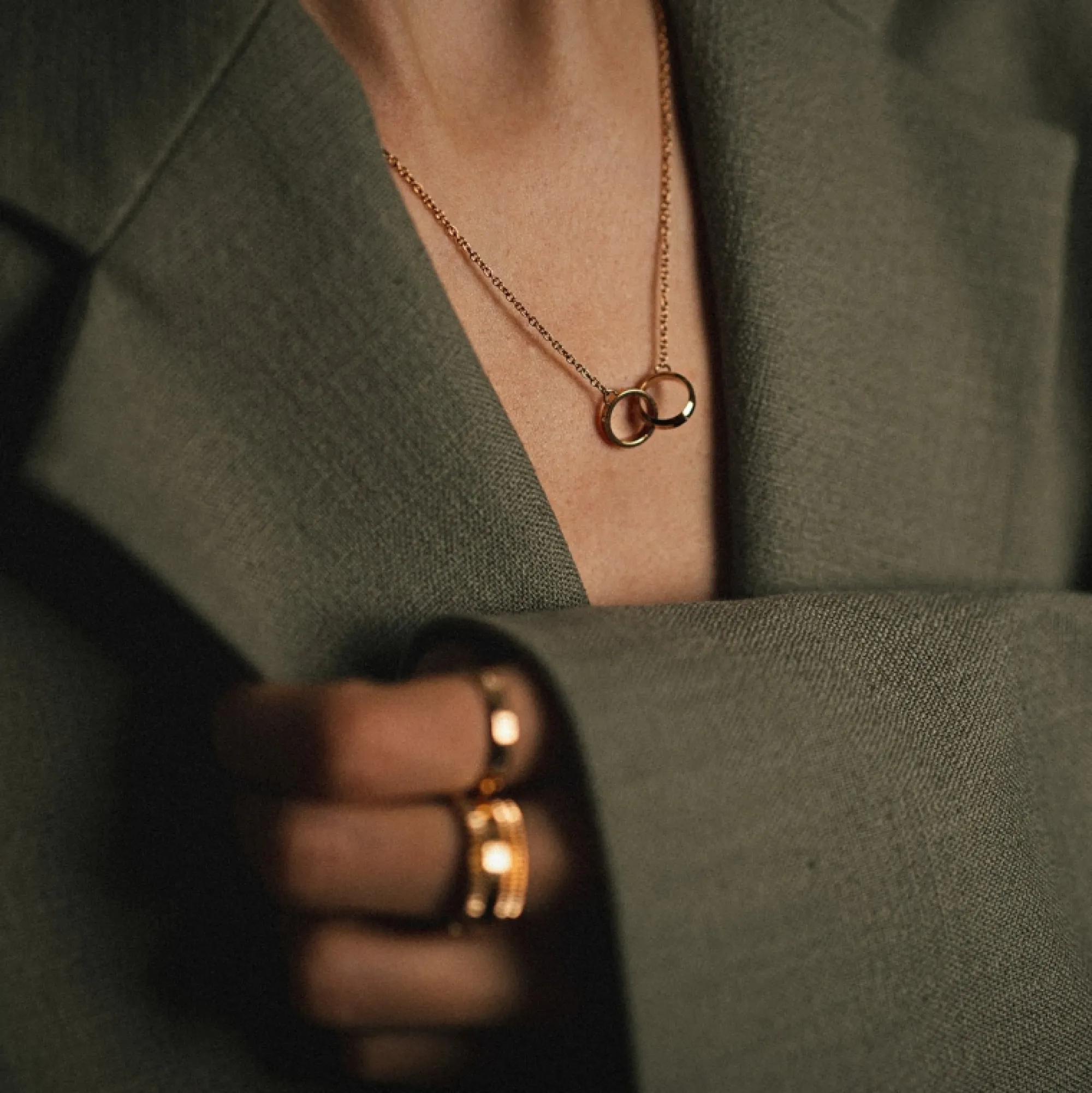 Daniel Wellington Halsband<Elan Unity Necklace Rose Gold